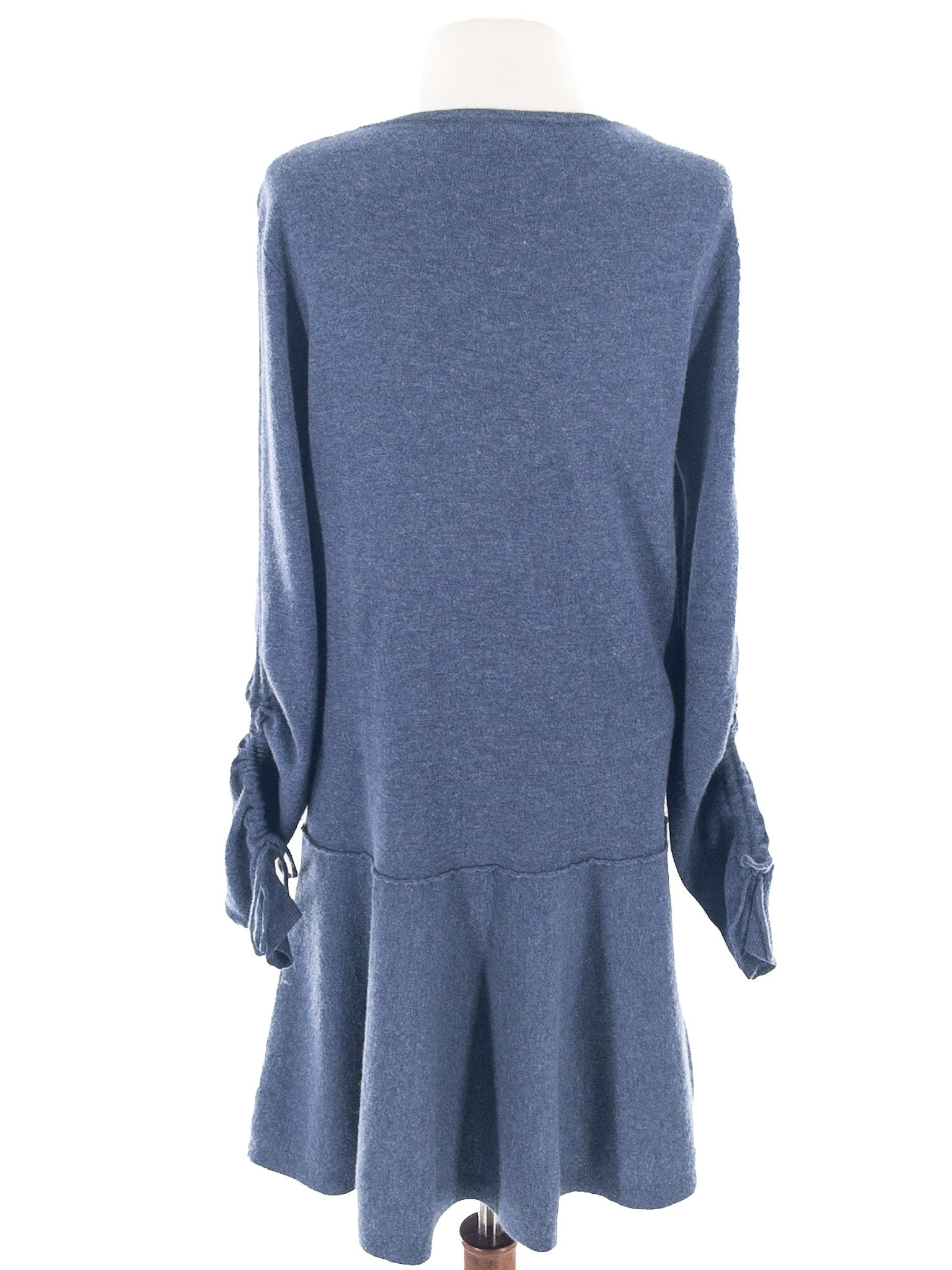 Autumn Cashmere Slate Heather Cashmere Long Sleeve Size M Dress