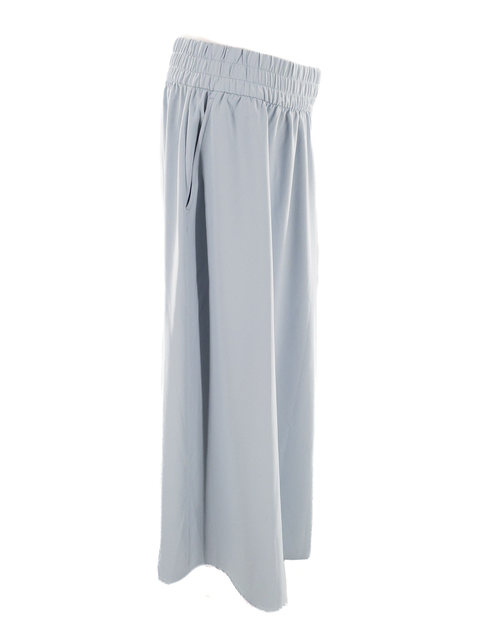 Lou & Gray Light Blue Elastic Band Polyester Size M Skirt