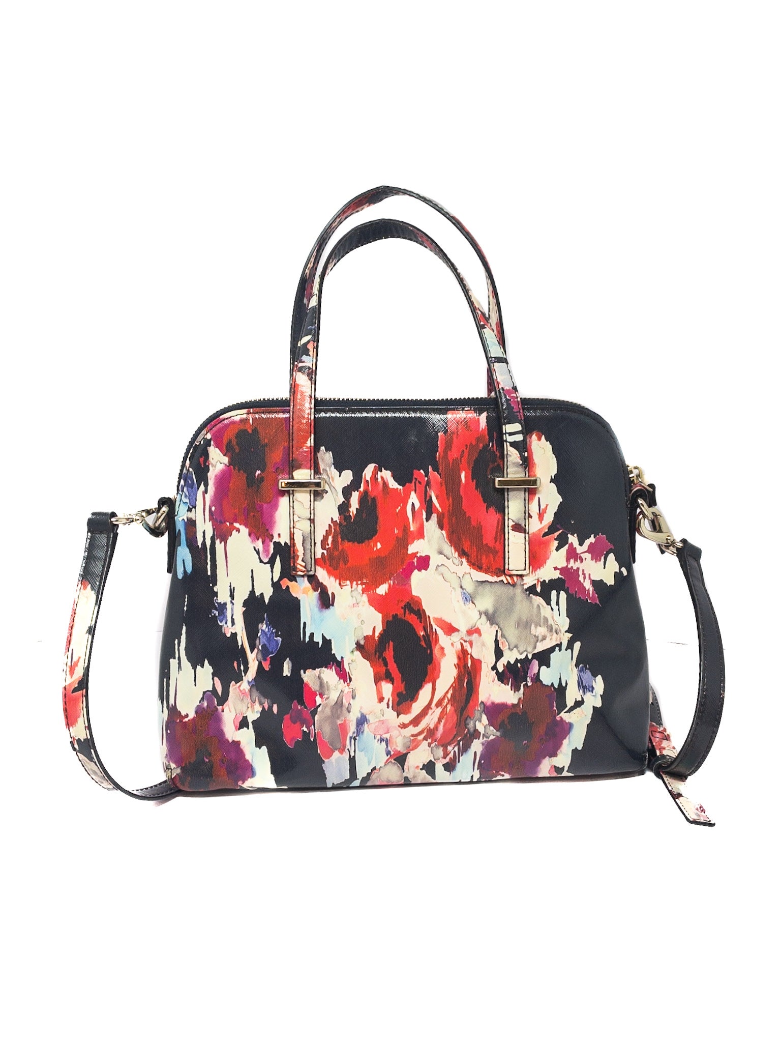 Kate Spade Black Multi Leather Purse