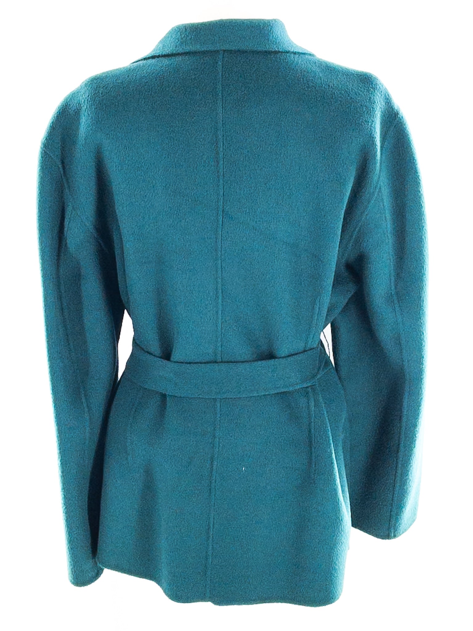 J Jill Teal Belted Wool Blend Size XL Jacket