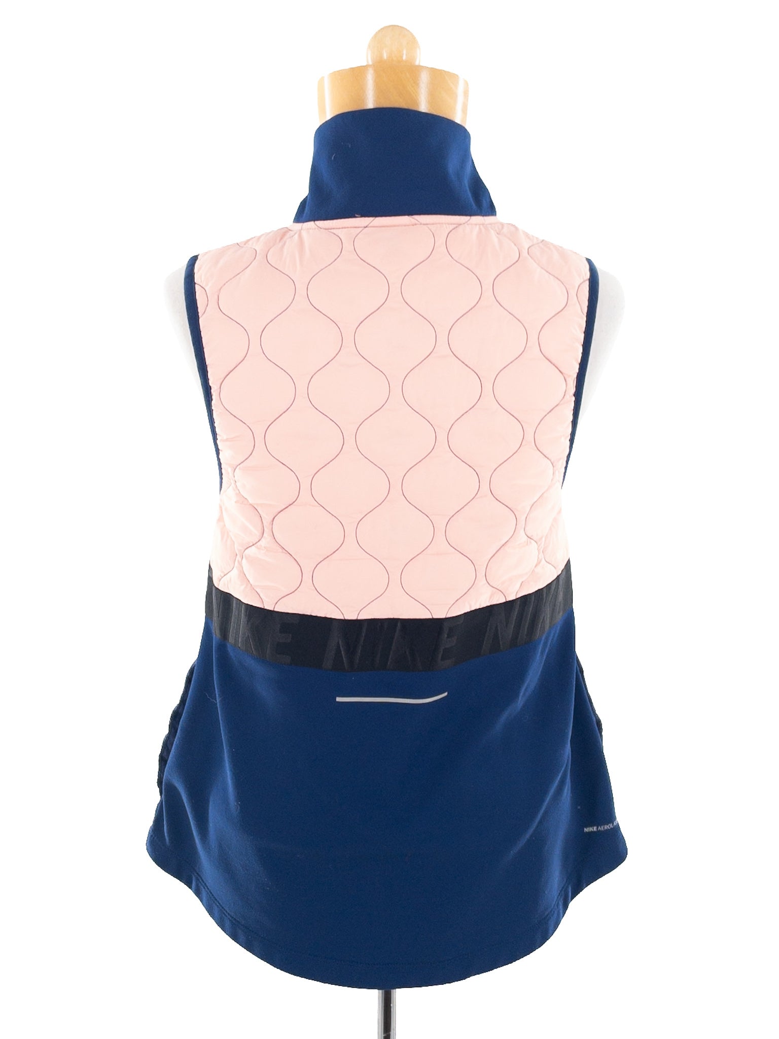 Nike Pink Blue Quilt Polyester Size S Vest