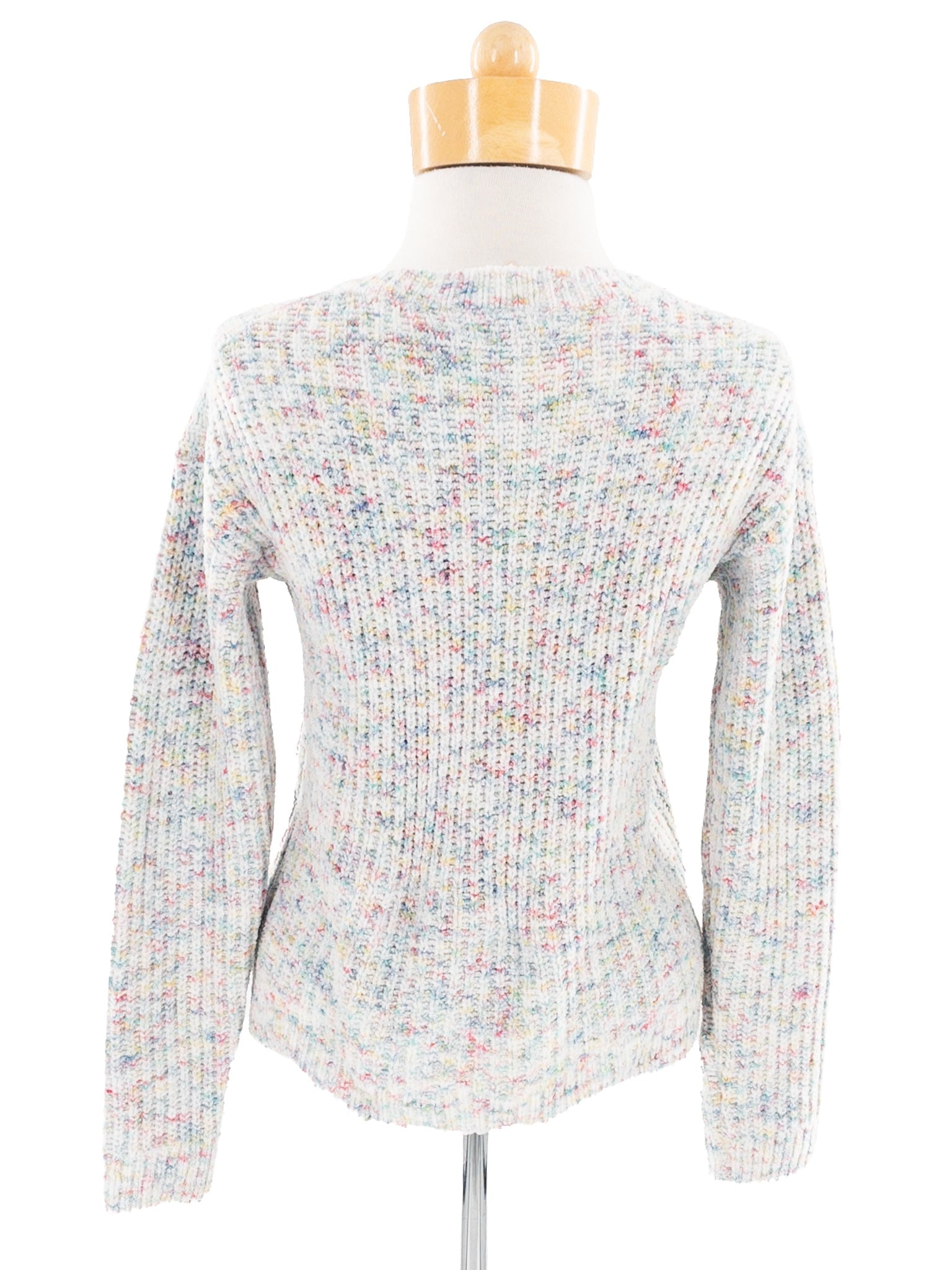 J Crew Multi-Color Ribbed Polyester Size XS Sweaters