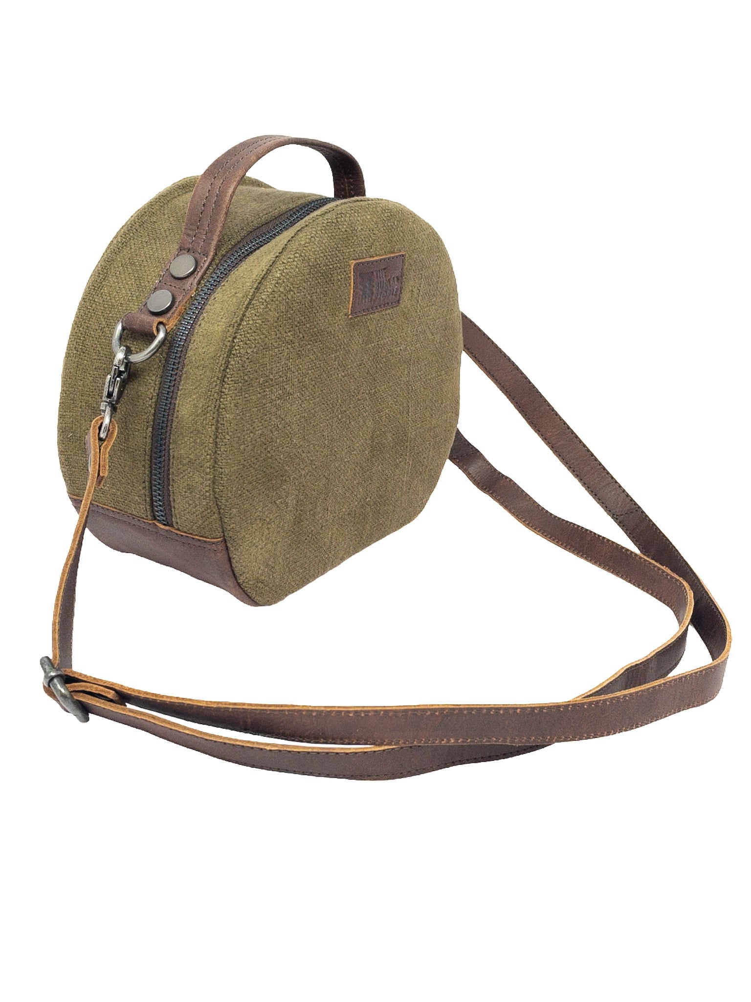 The Burlap People Moss Fabric Cross Body