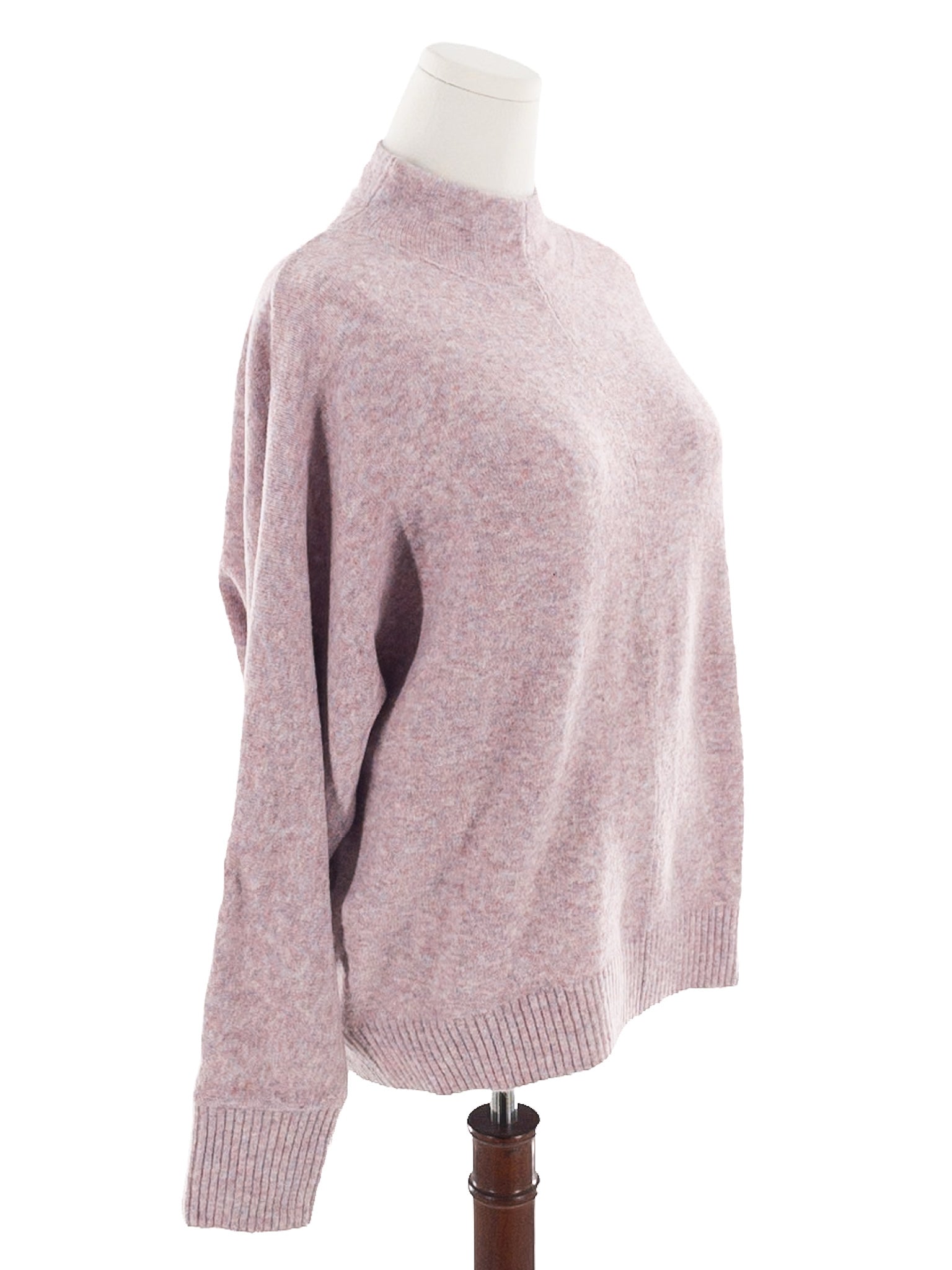 Loft Mauve Heather Acrylic Blend Size L Sweaters