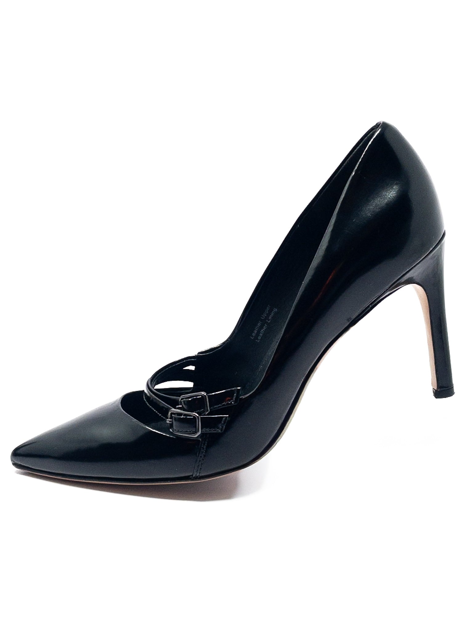 Via Spiga Black Patent Leather 8.5 Pumps