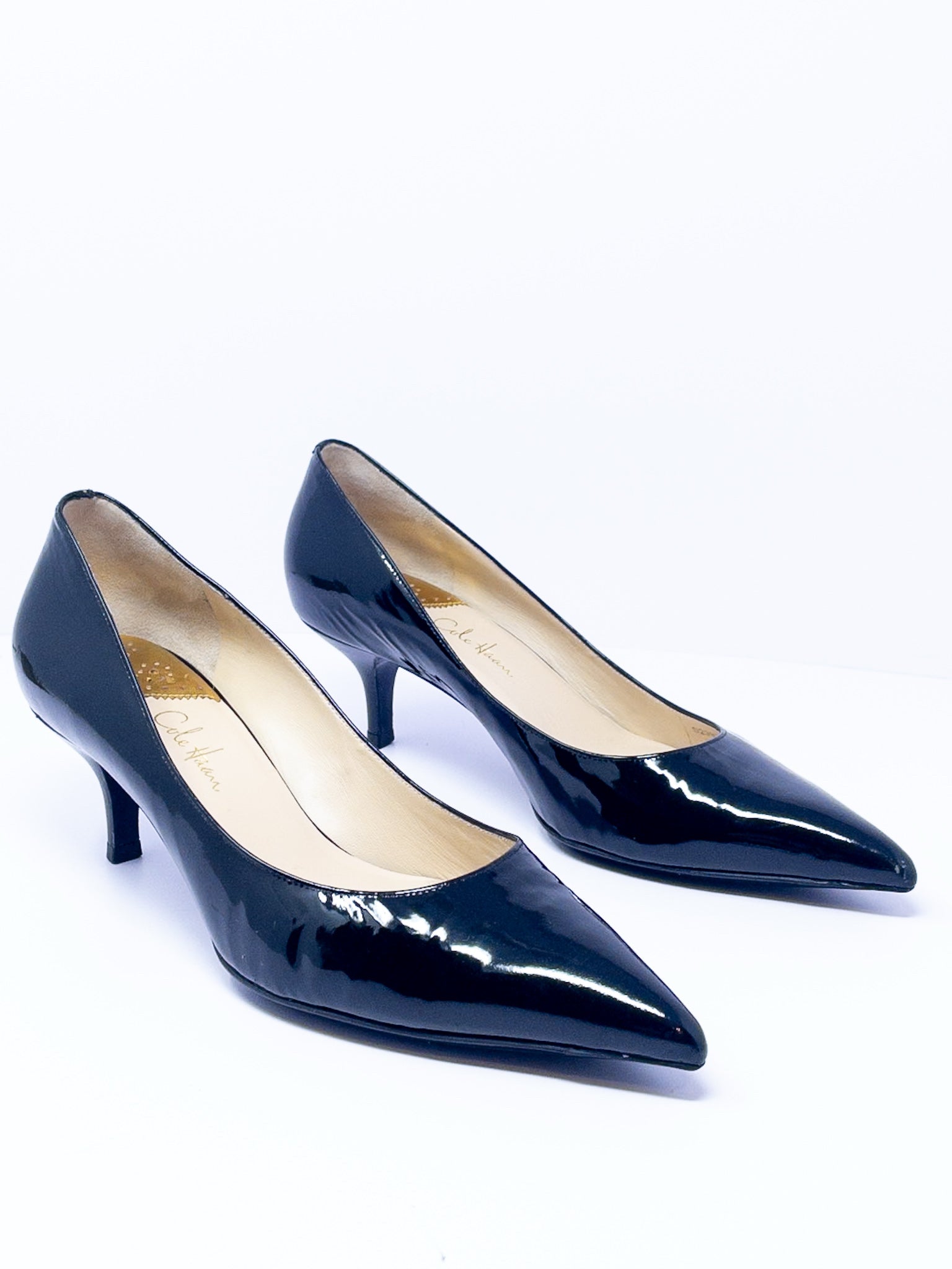 Cole Haan Black Patent Leather 8.5 Pumps