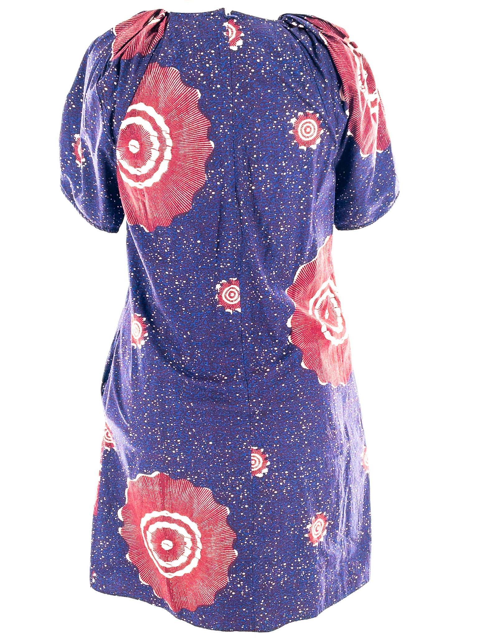 Ulla Johnson Plum Dots Cotton Puff Sleeve Size 6 Dress