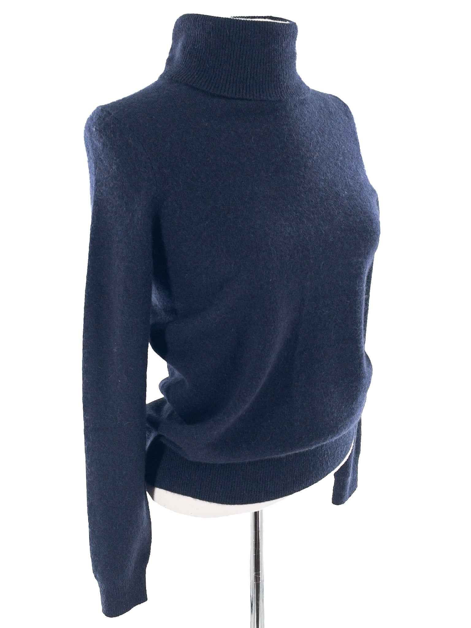 C Navy Cashmere Size XS Turtleneck
