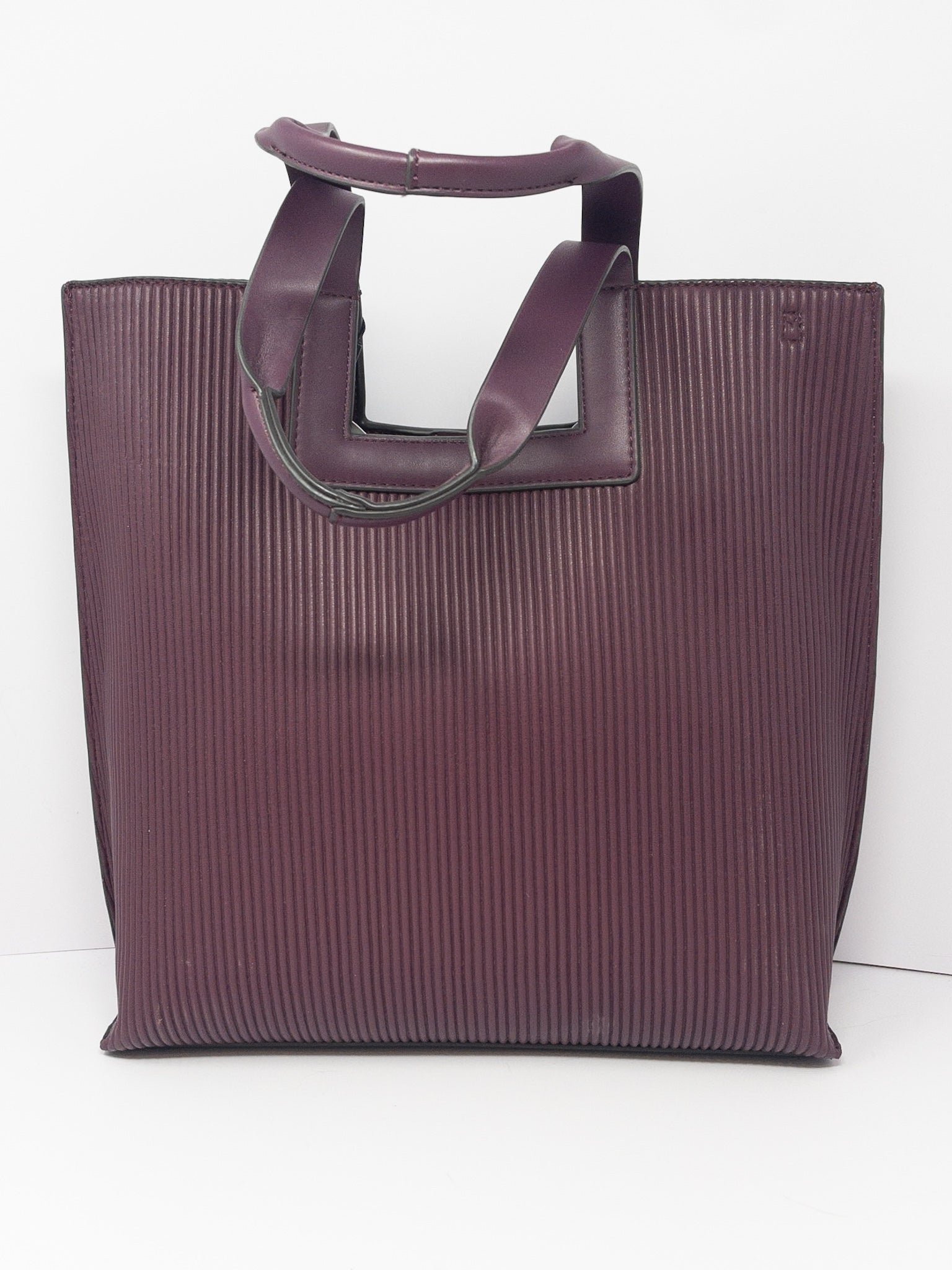 Calvin Klein Plum Leather Purse