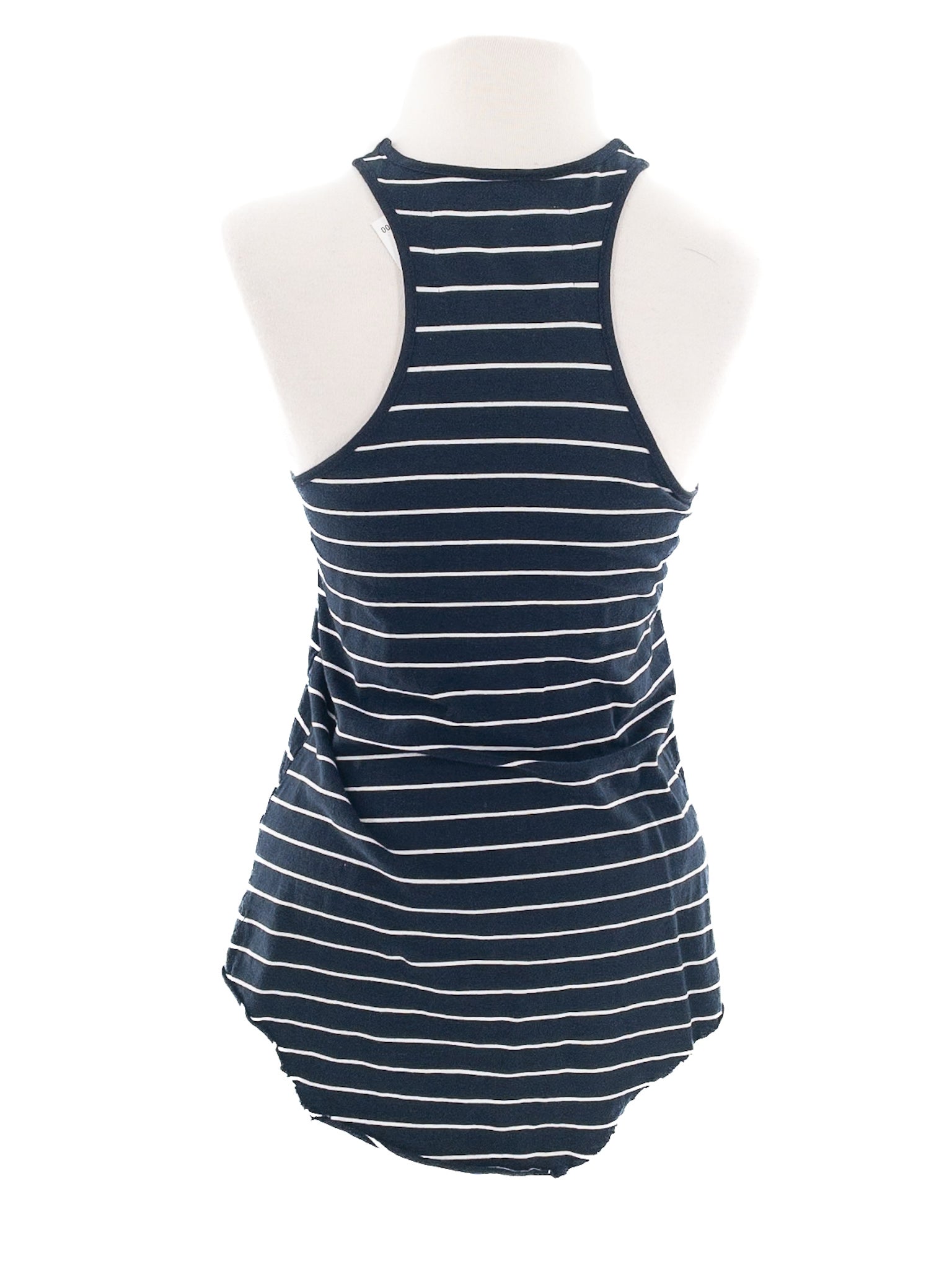 Frank & Eileen White Black Stripe Cotton Size S Tank Top