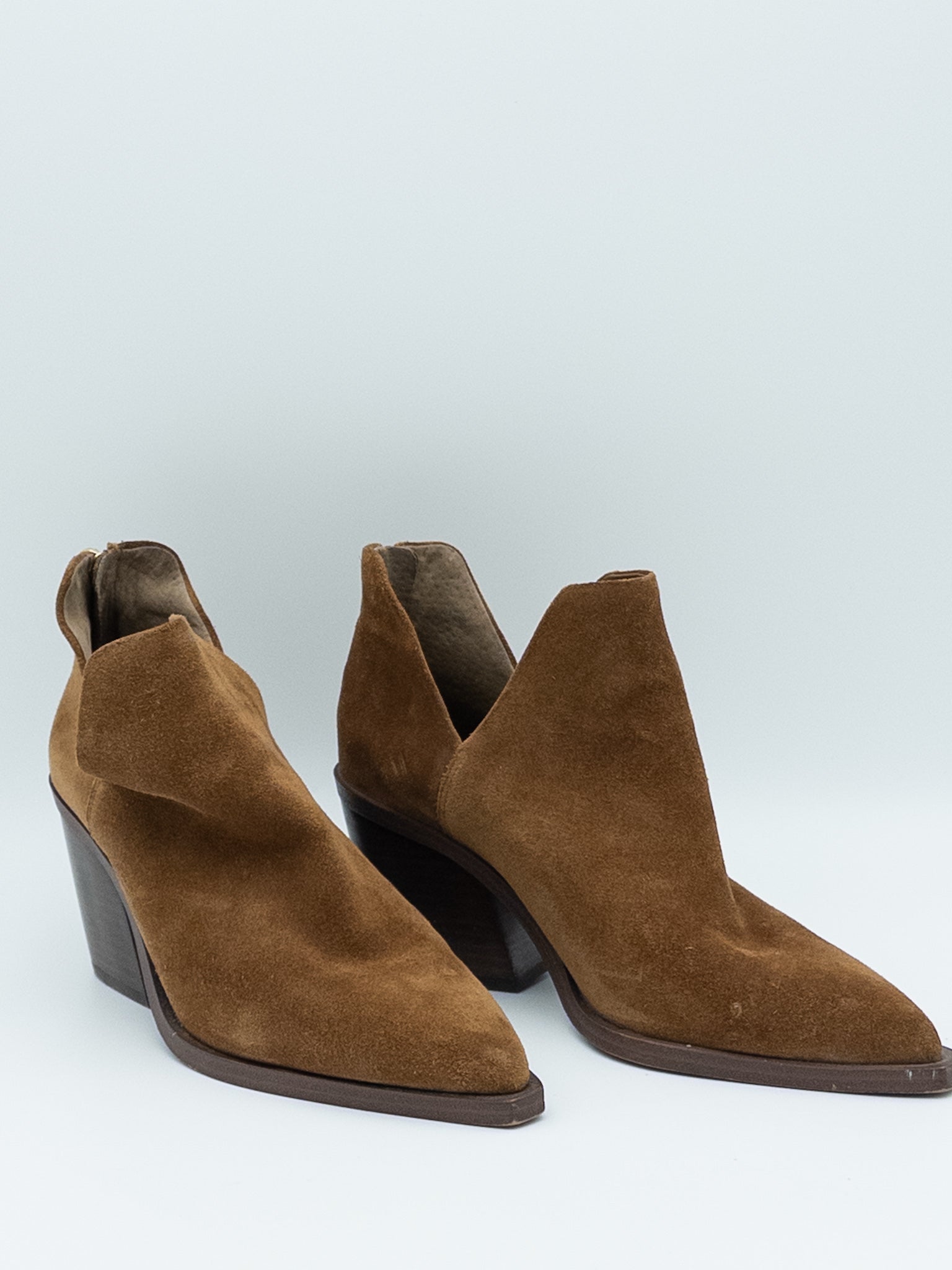 Vince Camuto Caramel Suede 9 Bootie