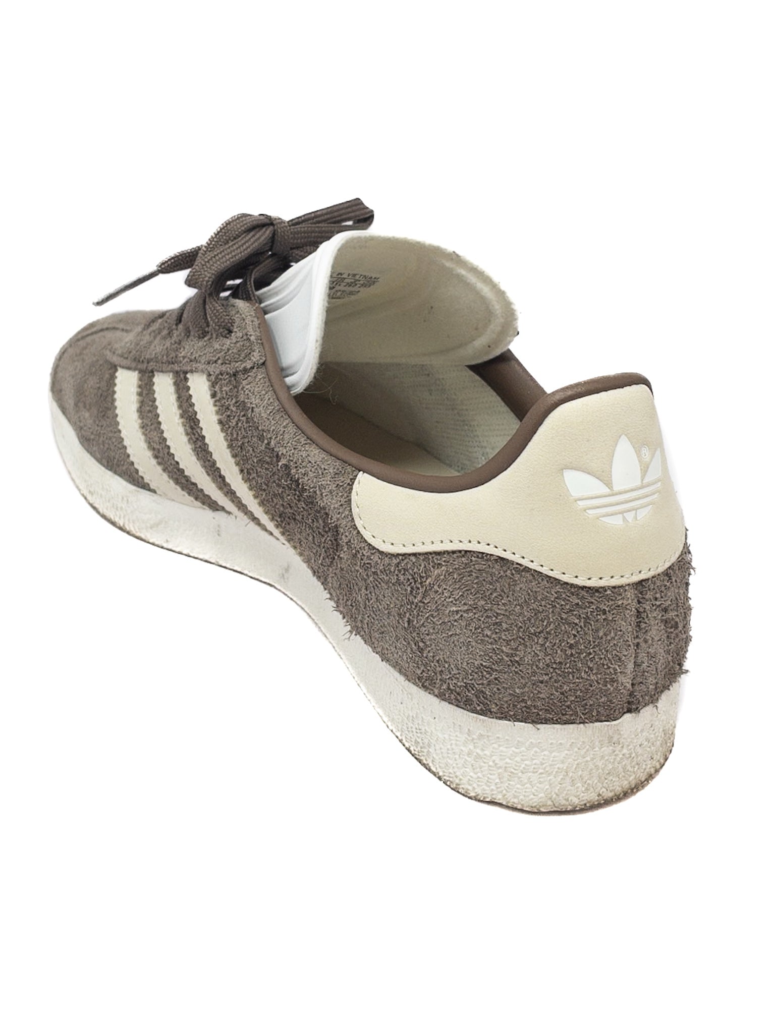 Adidas Taupe White Texture 9 Sneakers