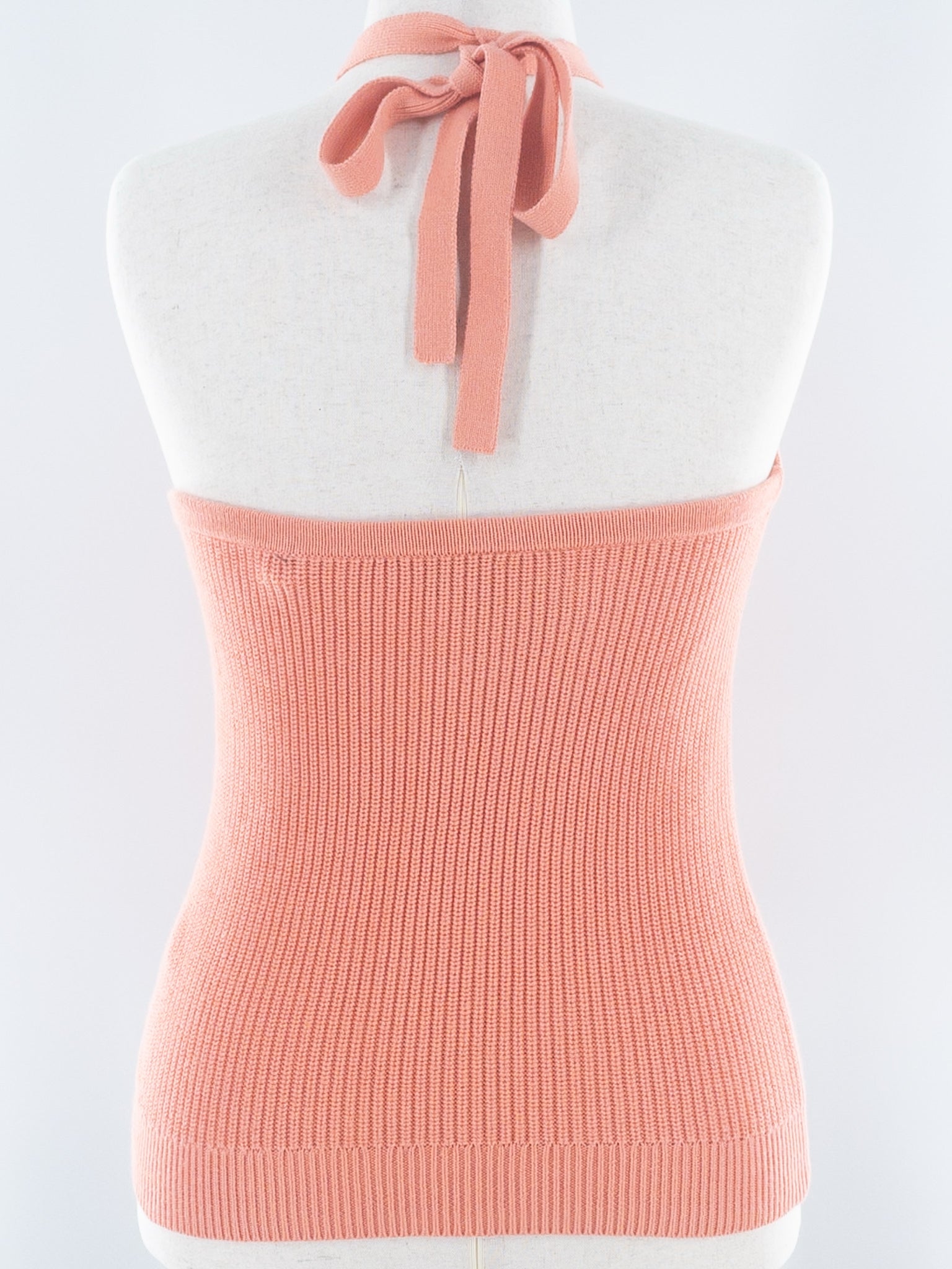 J Crew Coral Knit Cotton Blend Size L Sweaters