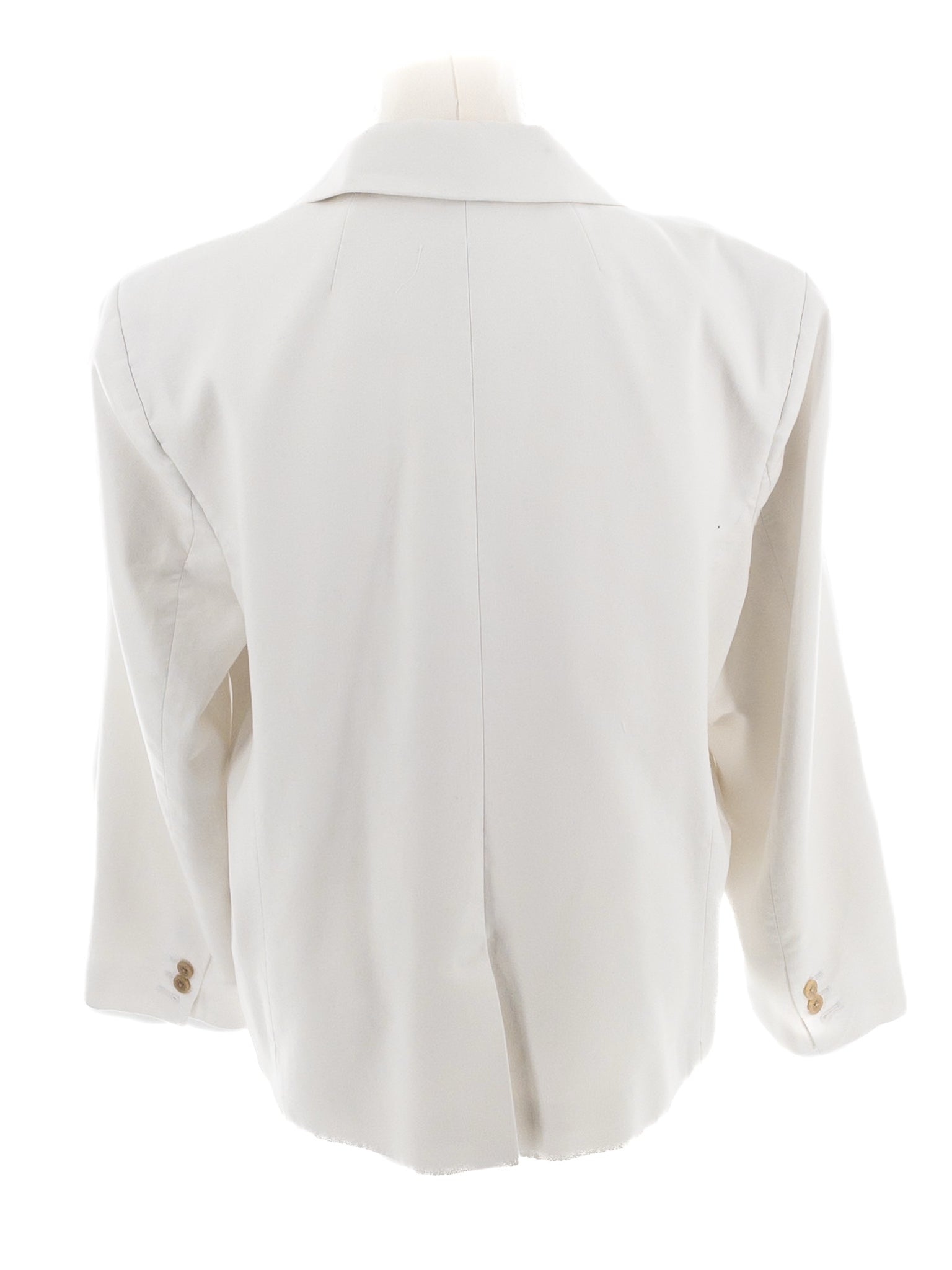 J Crew White Cotton Size 20 Blazer