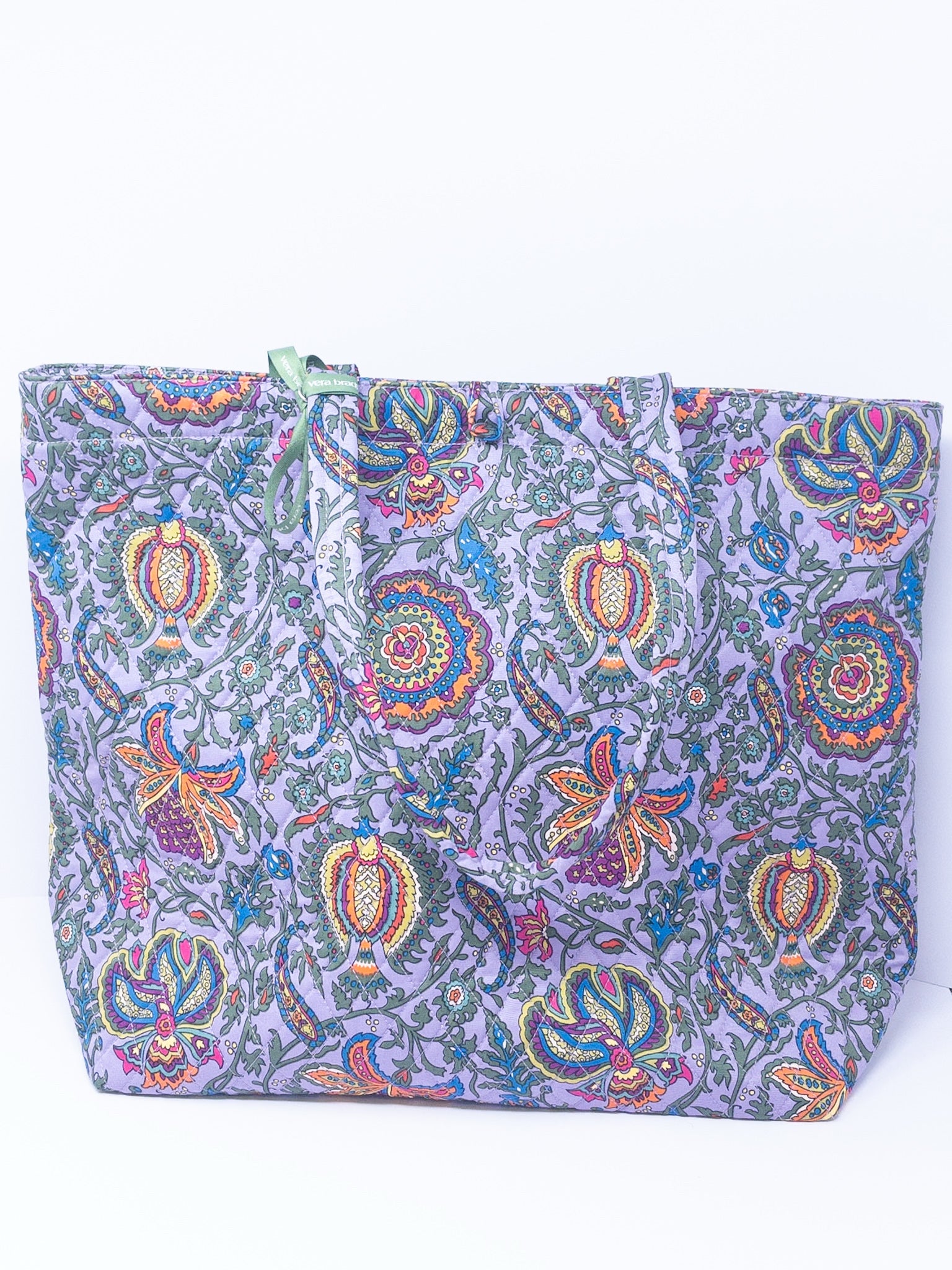 Vera Bradley Purple Multi Quilt Tote