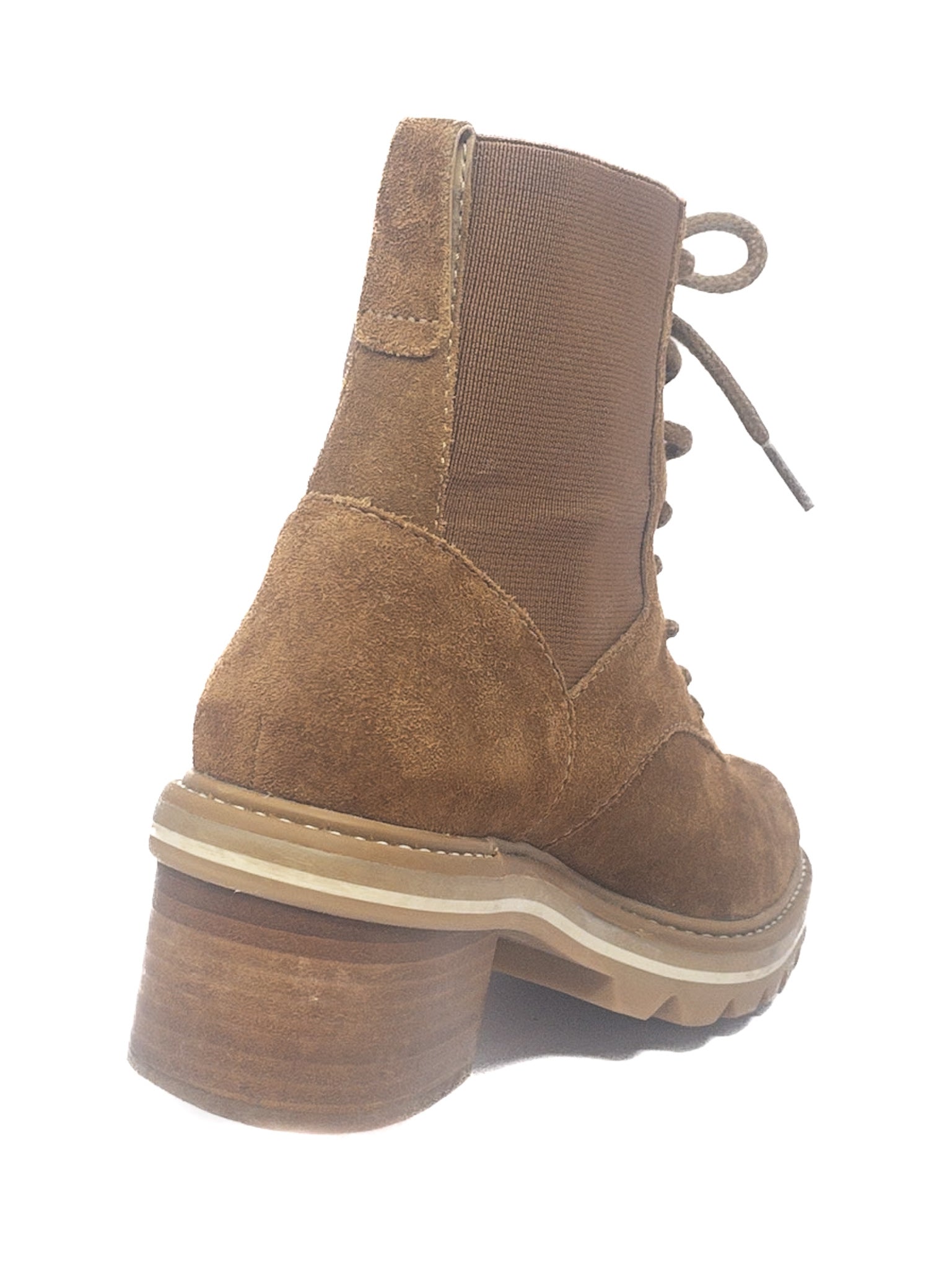 Bernardo Tobacco Tie Suede 7 Bootie