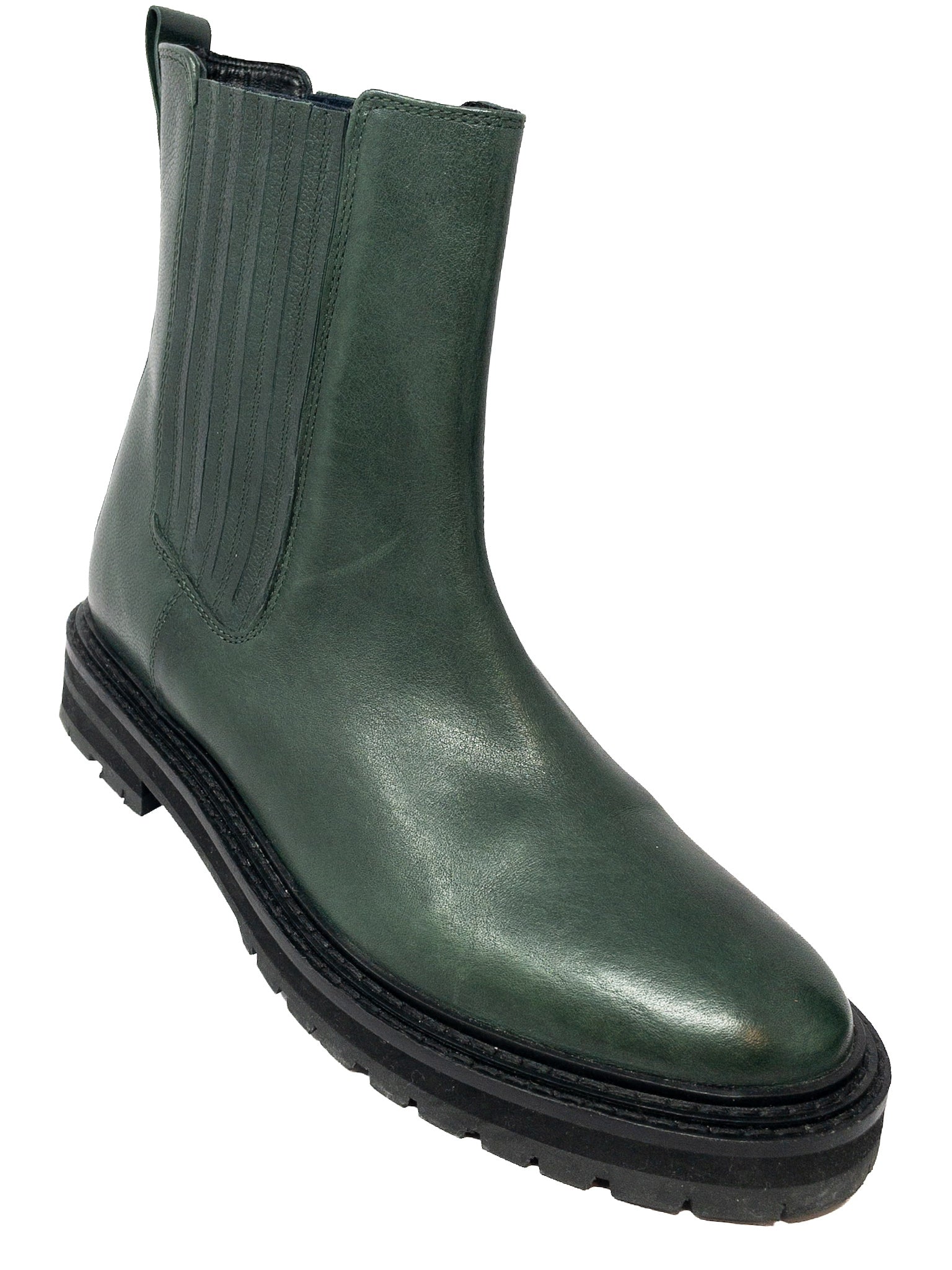 Boden Forest Green Leather 11 Bootie