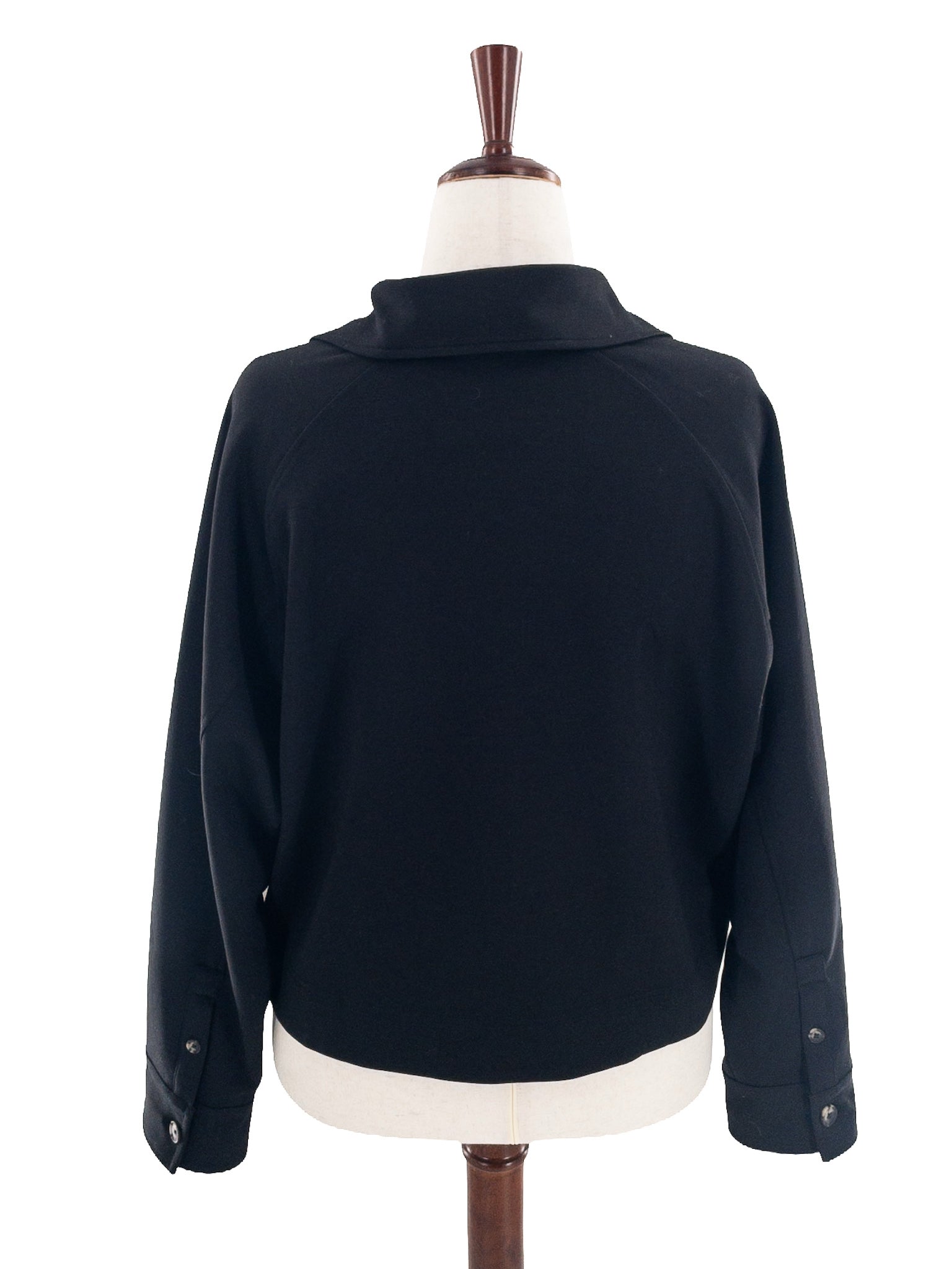 Athleta Black Polyester Blend Size L Blazer