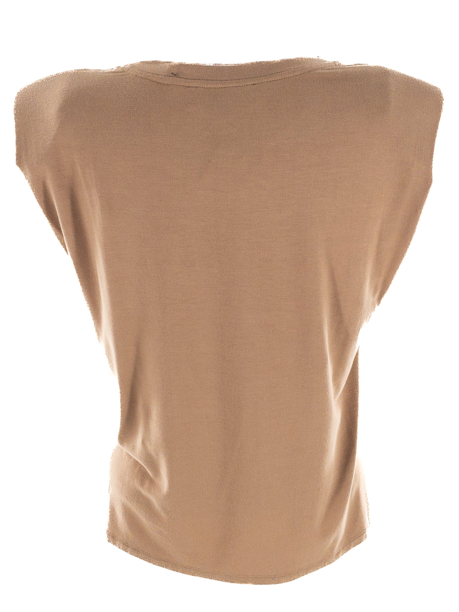 Laundry Tan Rayon Blend Sleeveless Size S T Shirt