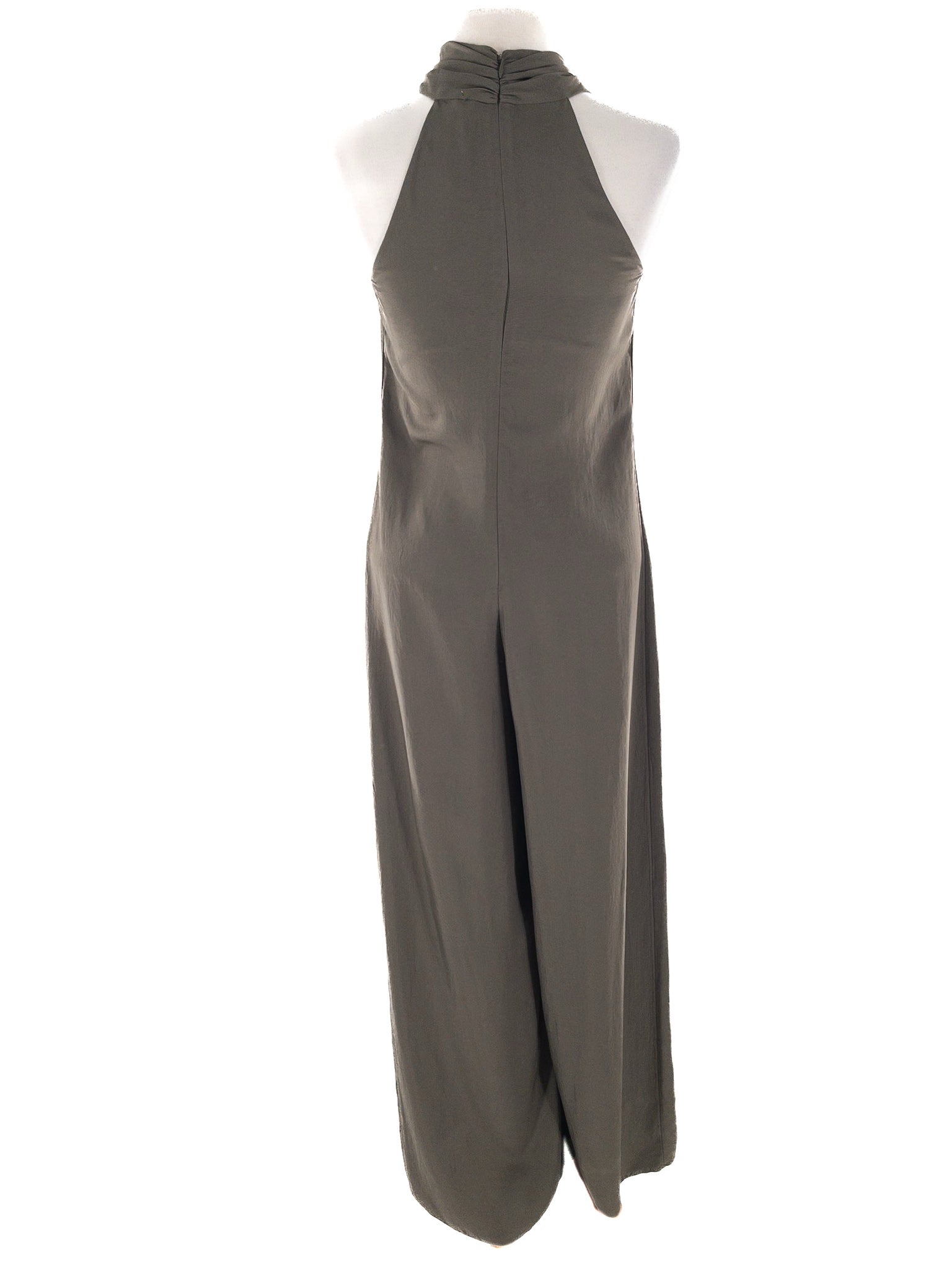 Theory Olive Polyester Wide Leg Size 00 Jumpsuits