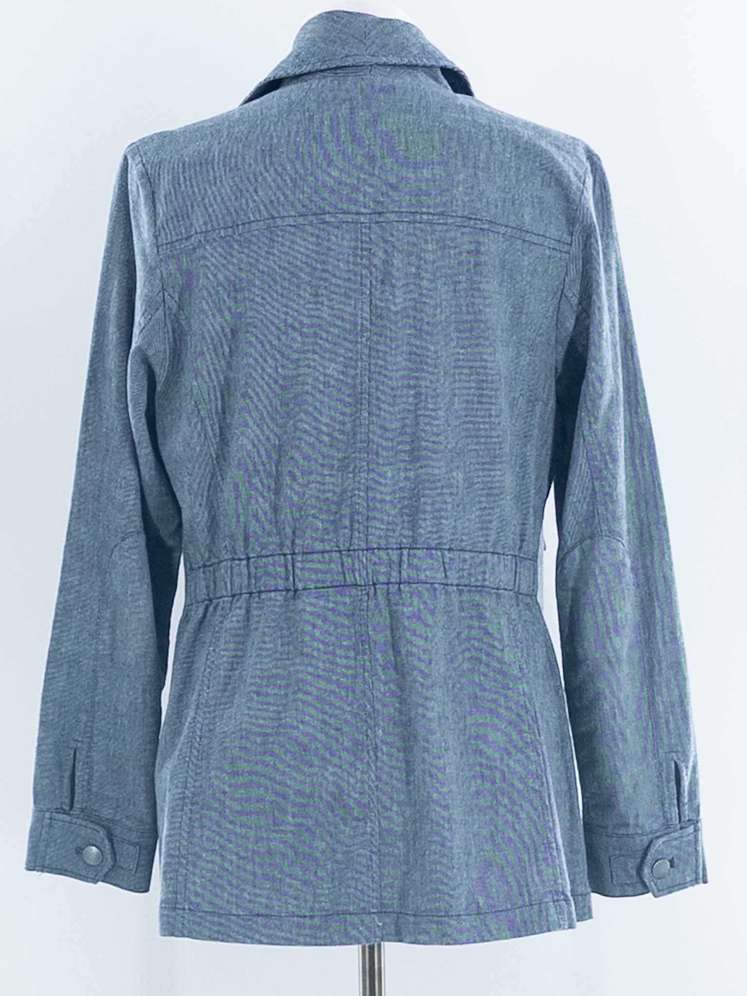 NYDJ Gray Cotton Blend Size S Cardigan