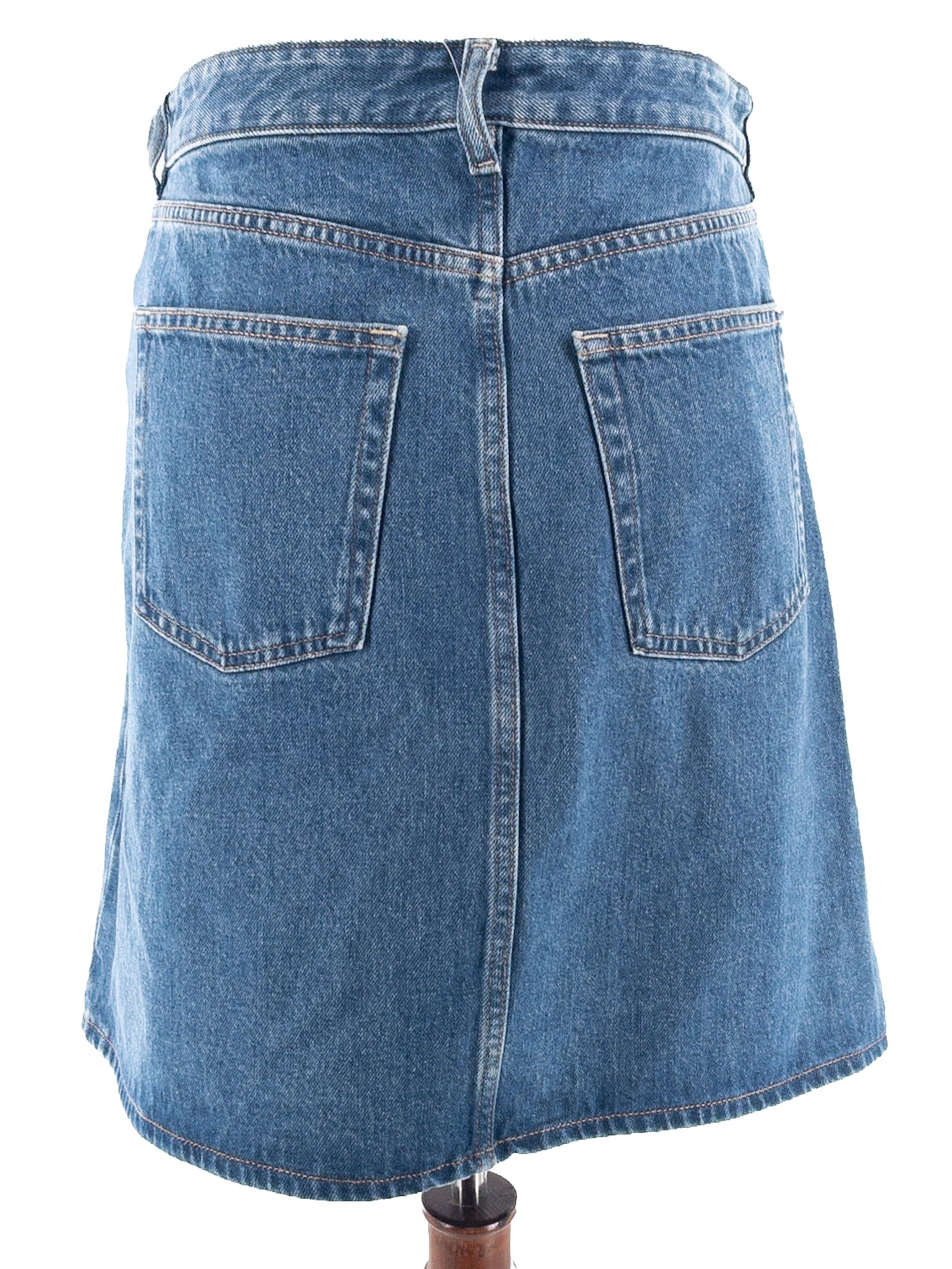 COS Blue Washed Denim Size 14 Skirt