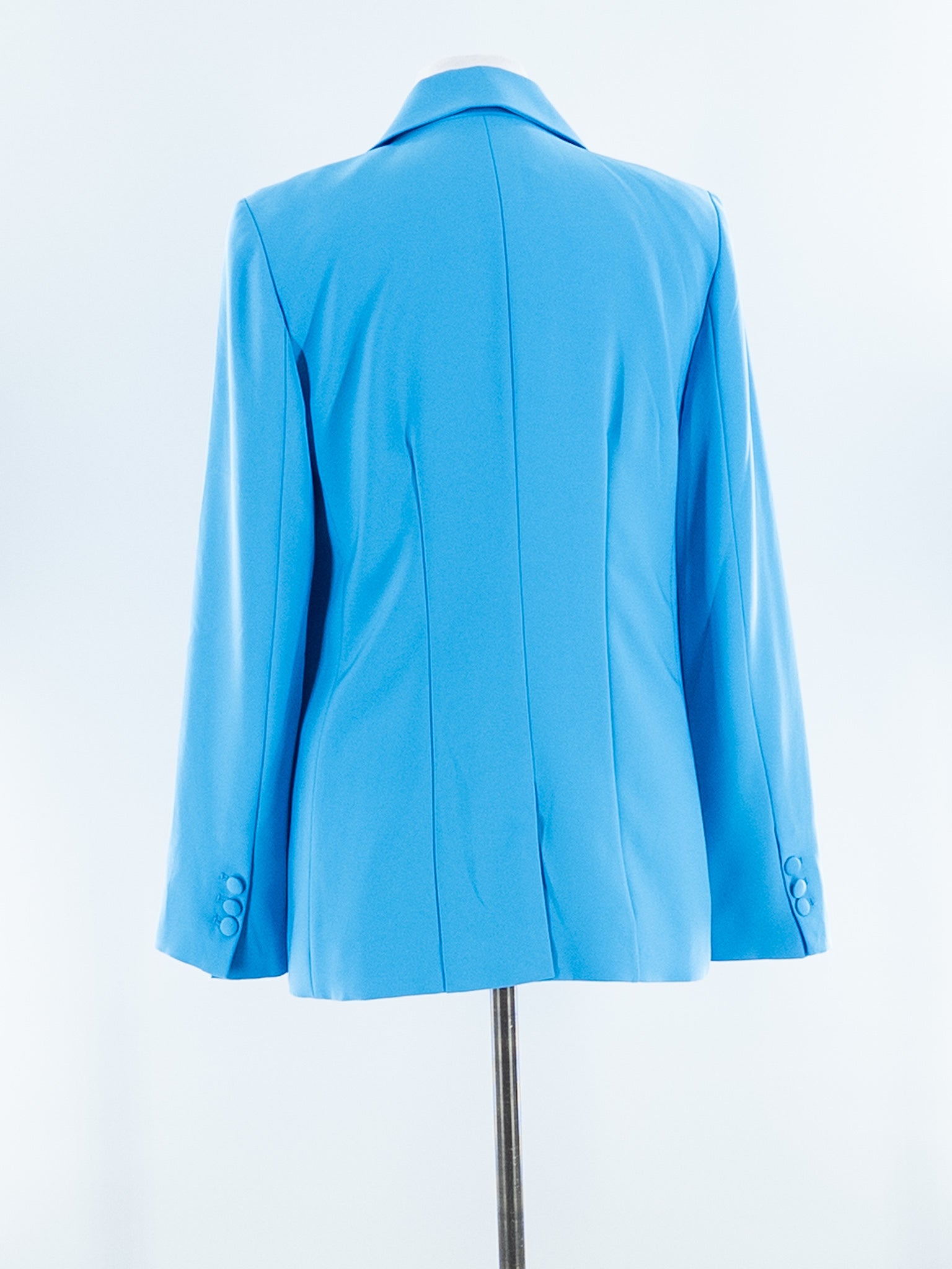 Frame Blue Polyester Blend Size 8 Blazer