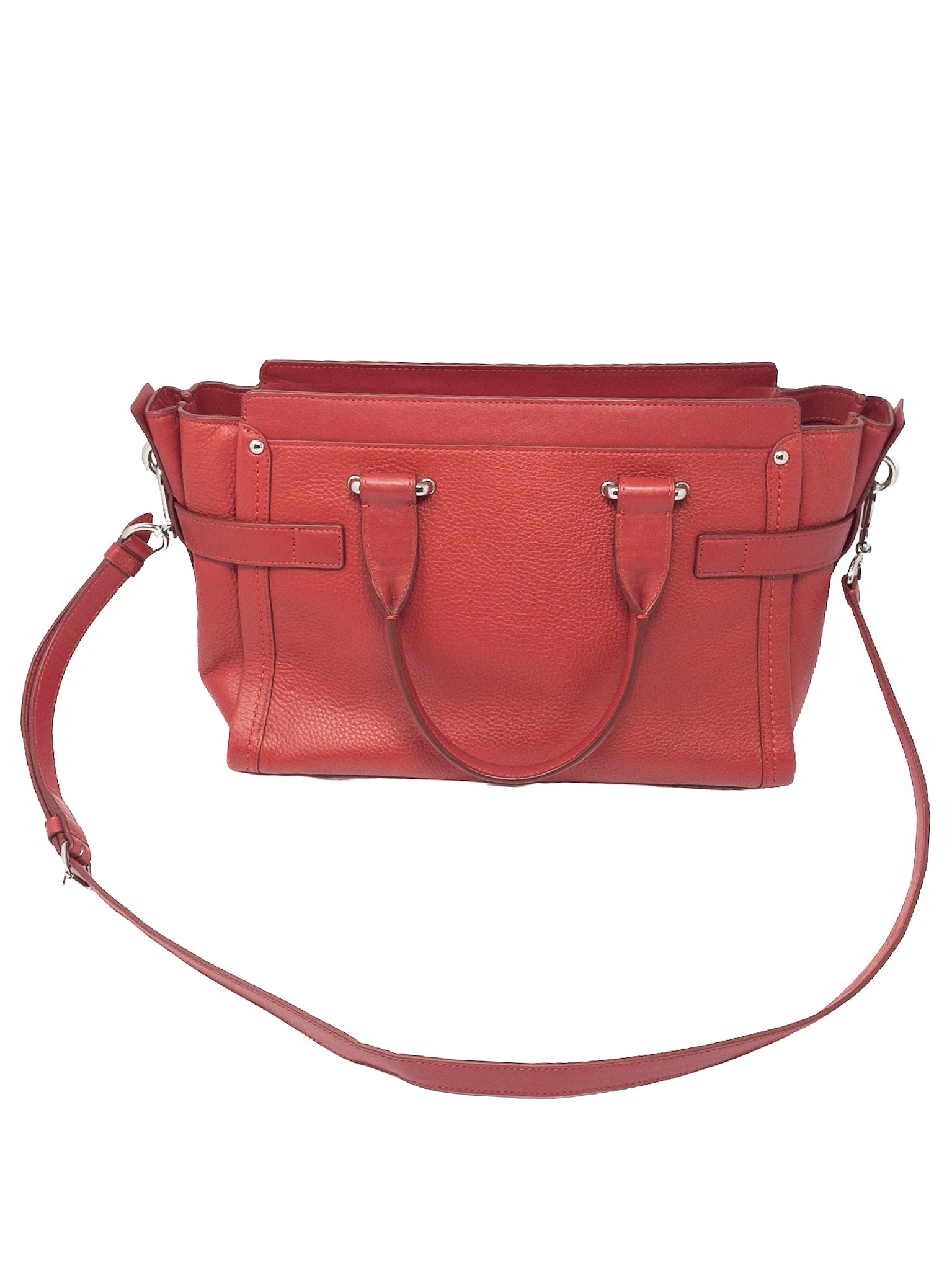 Coach Red Pebble Leather Purse
