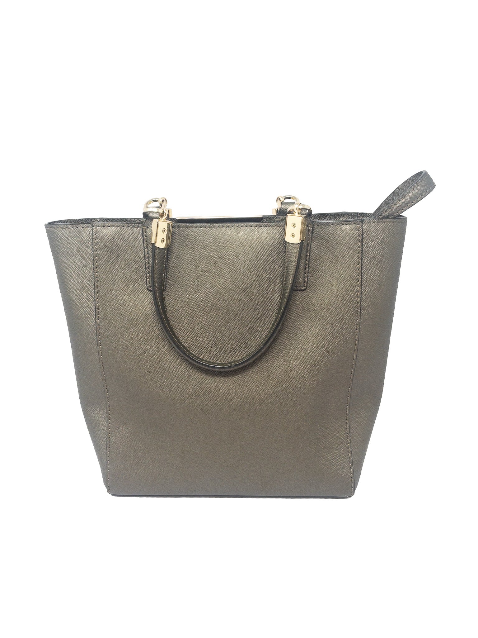 Coach Bronze Metallic Leather Purse