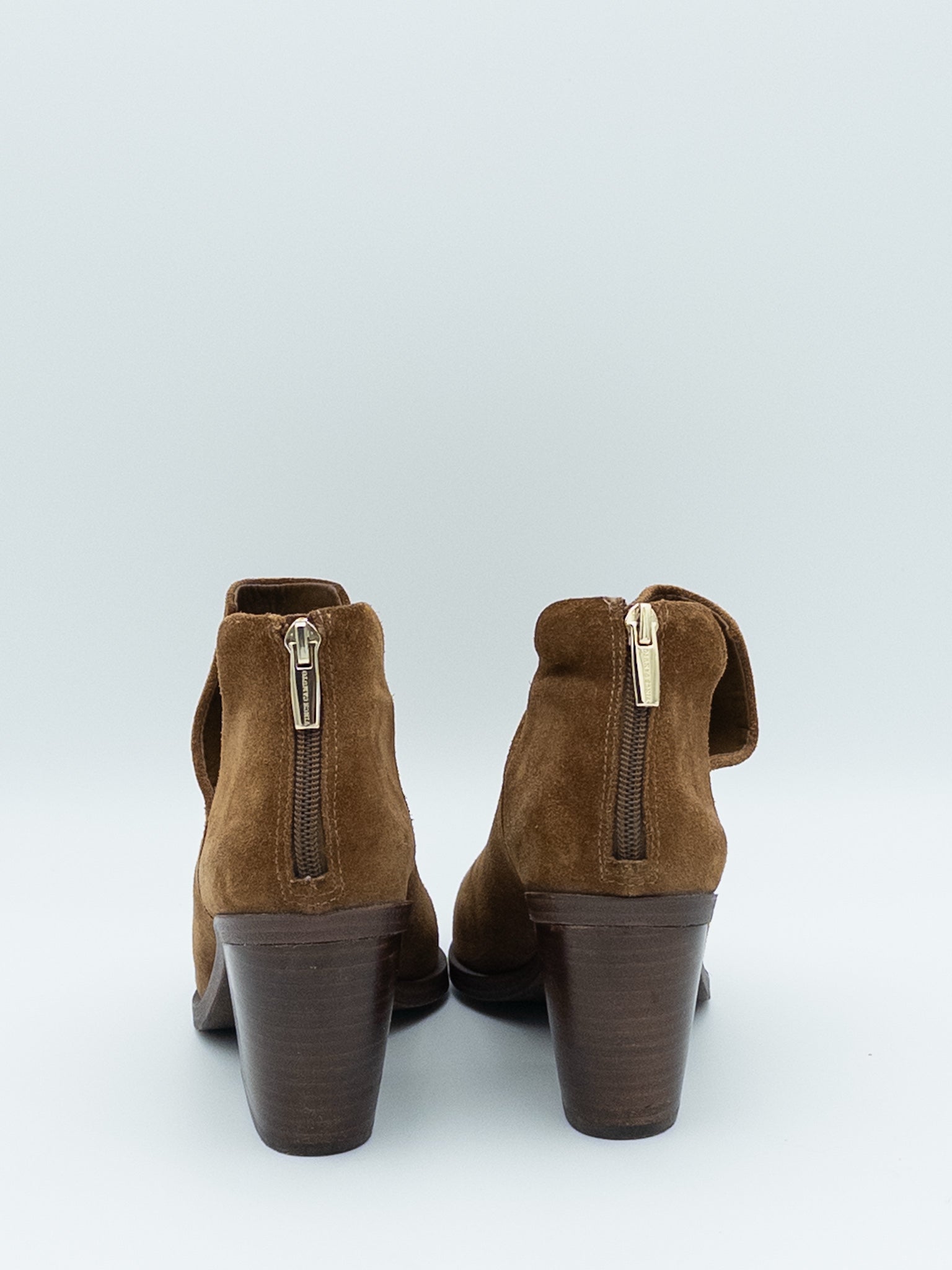 Vince Camuto Caramel Suede 9 Bootie