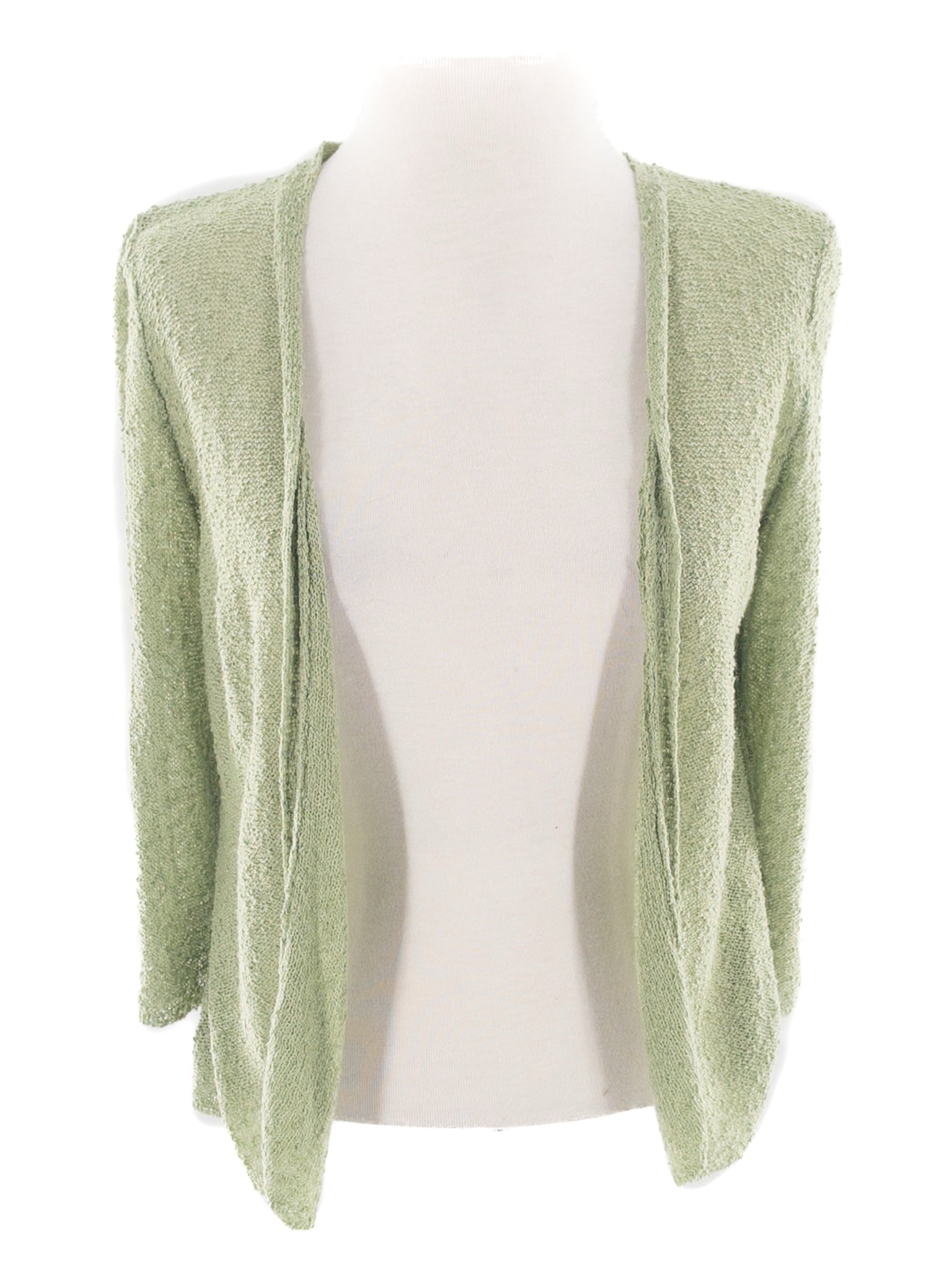 River Moss Open Front Acrylic Blend Size S Cardigan