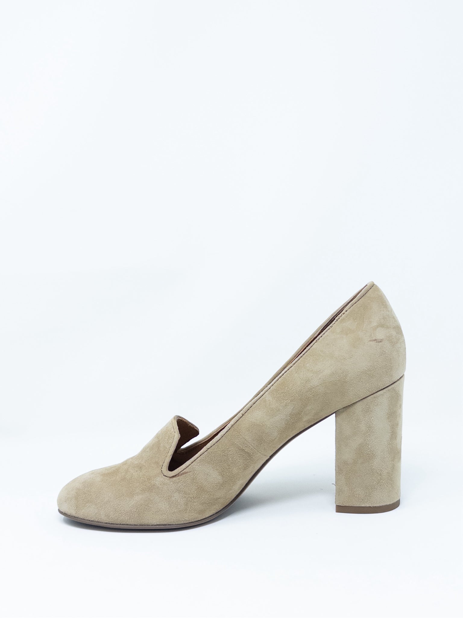 Franco Sarto Beige Suede 8.5 Pumps