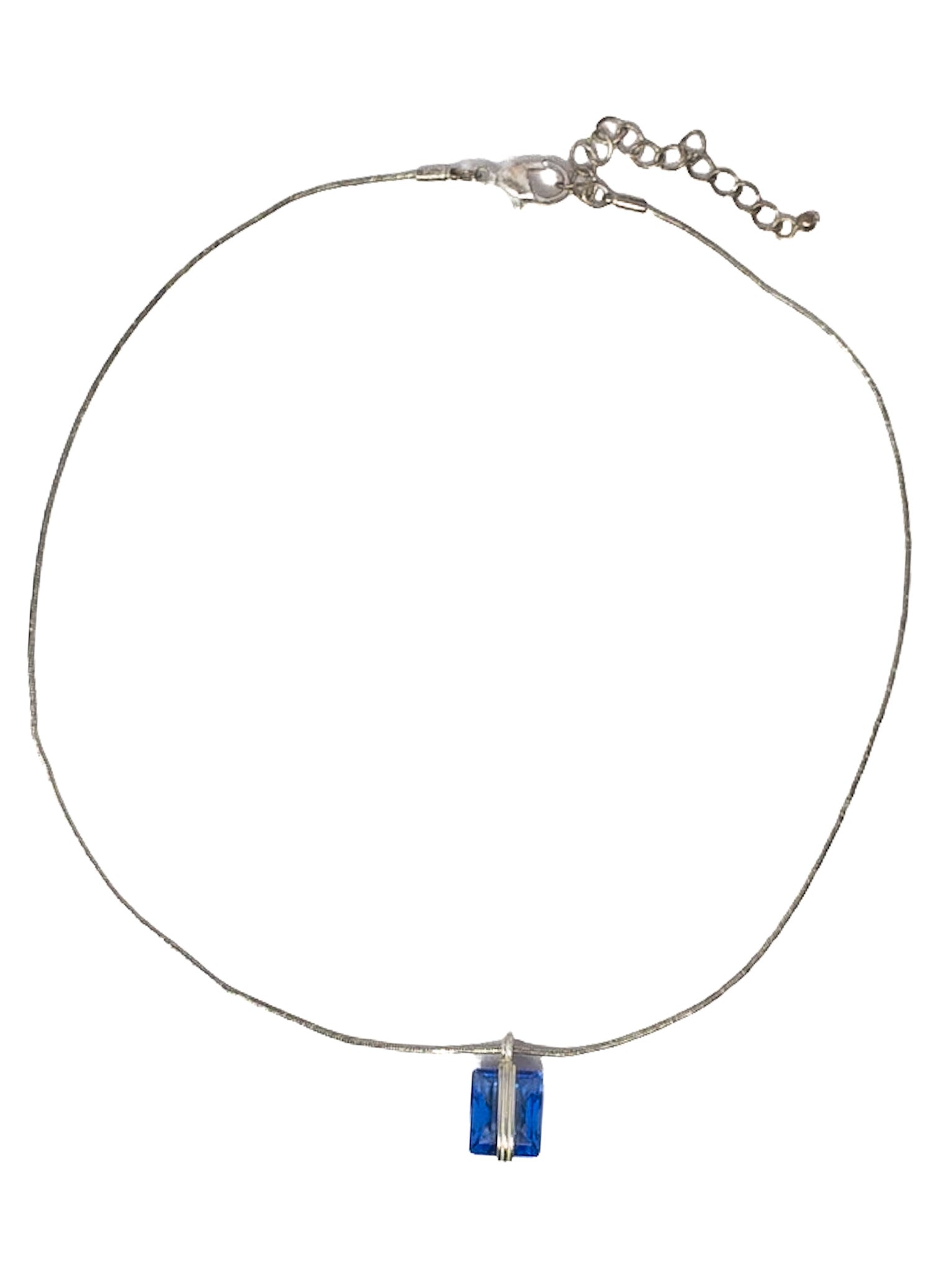 Silver Blue Necklaces