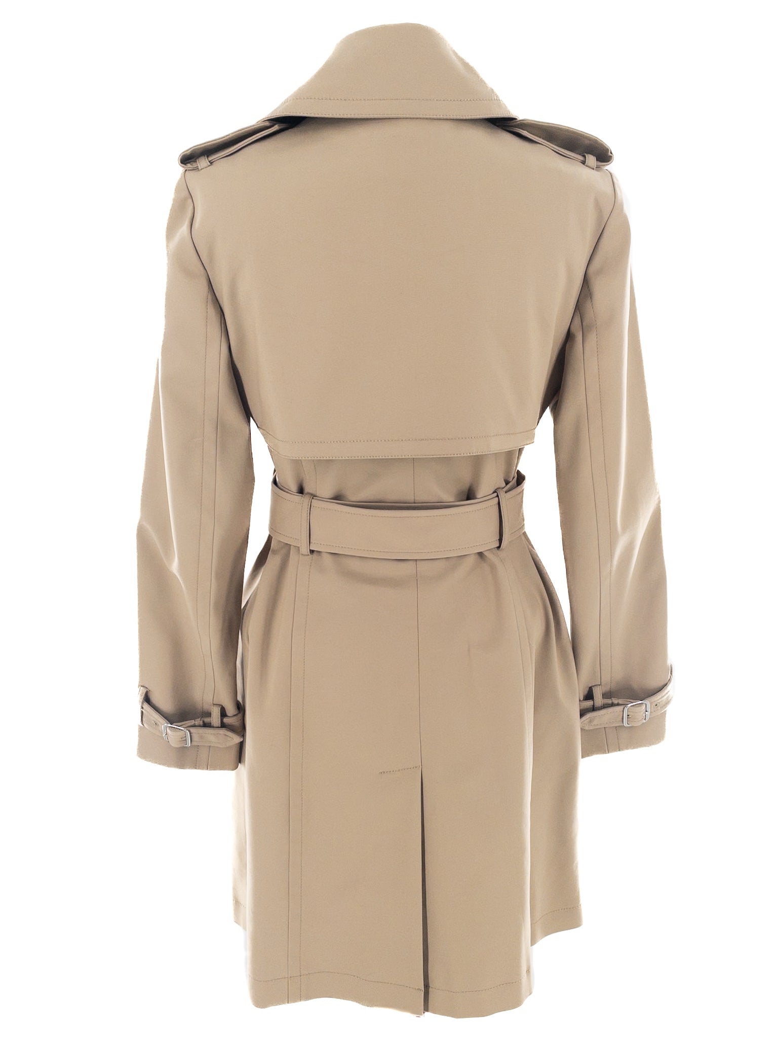 Club Monaco Khaki Cotton Blend Size M Trenchcoat