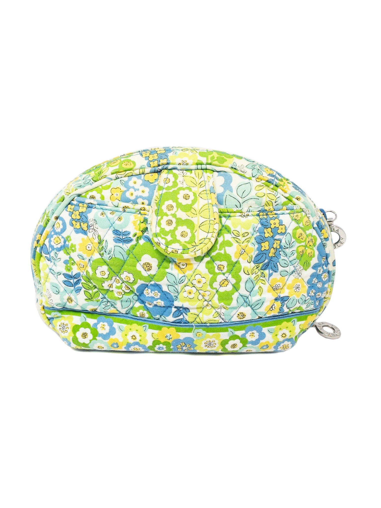 Vera Bradley Green Multi Floral Cotton Purse