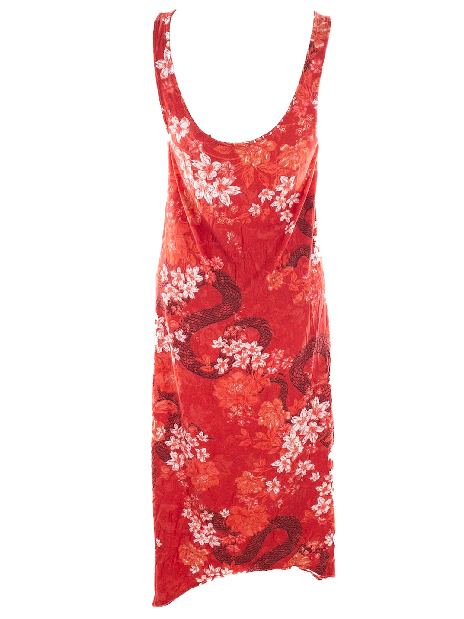 Johnny Was Red Multi Floral Cotton Blend Size XS Pajamas