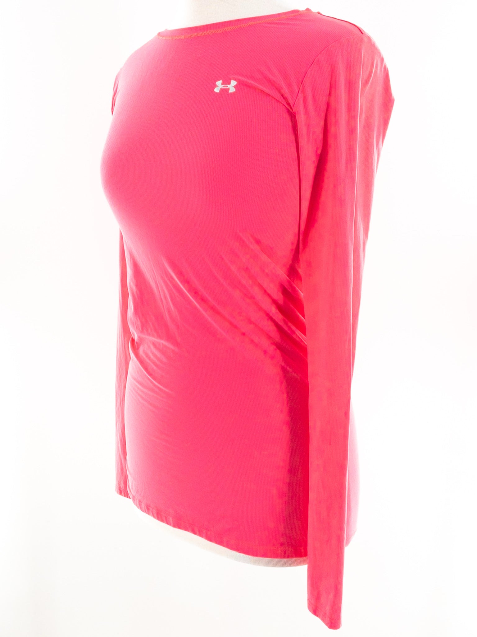 Under Armor Neon Pink Nylon Blend Size S T Shirts/Active