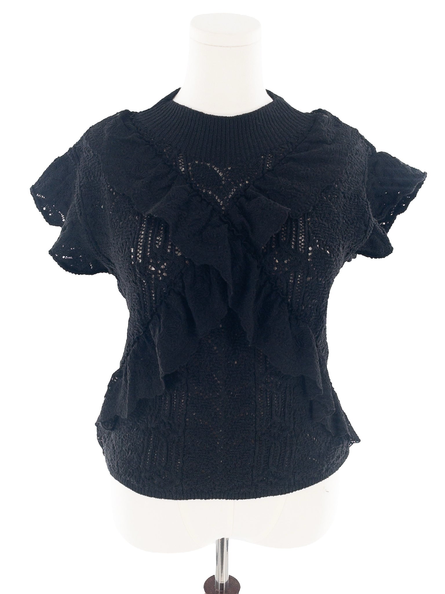 Zara Black Texture Size L Sweaters