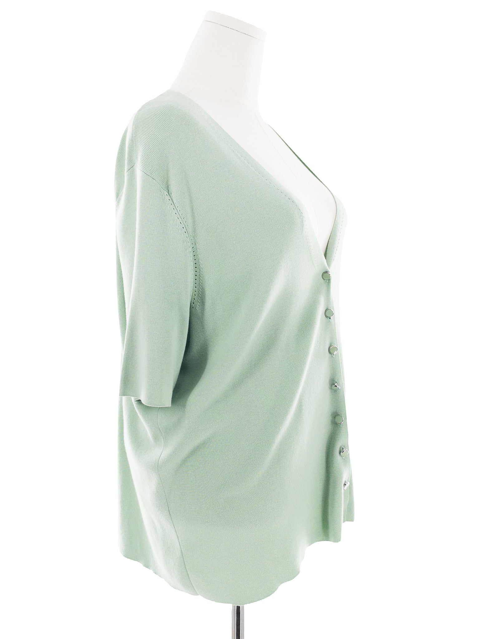 Talbots Mint Cotton Blend Size 2X Cardigan