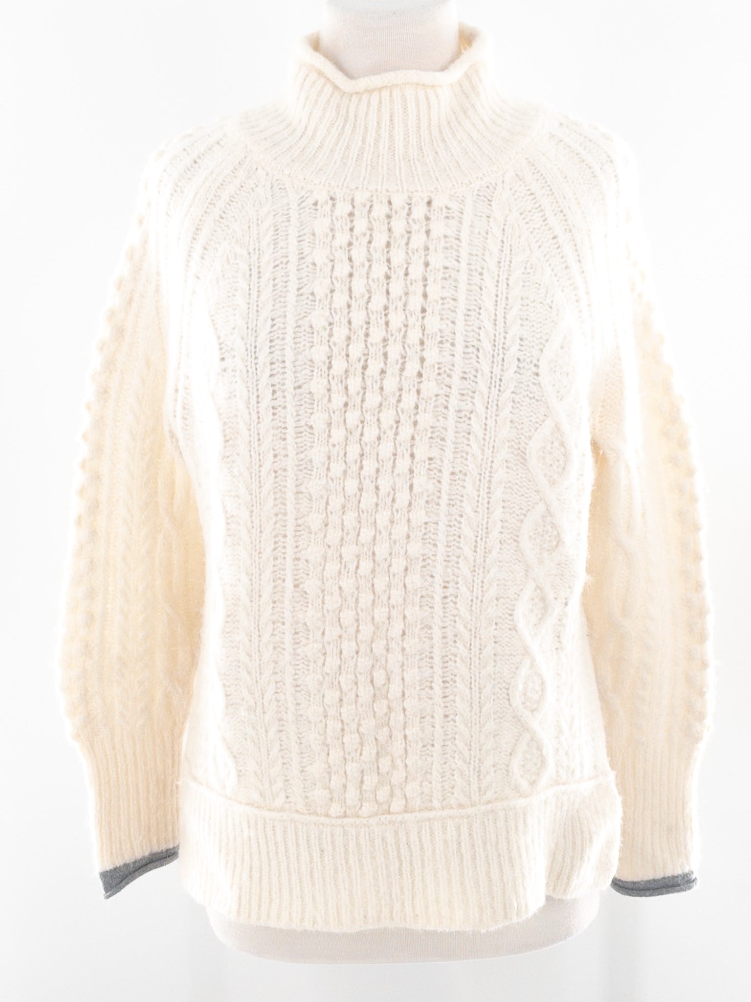 alex mill Cream Cable Wool Blend Size S Sweaters