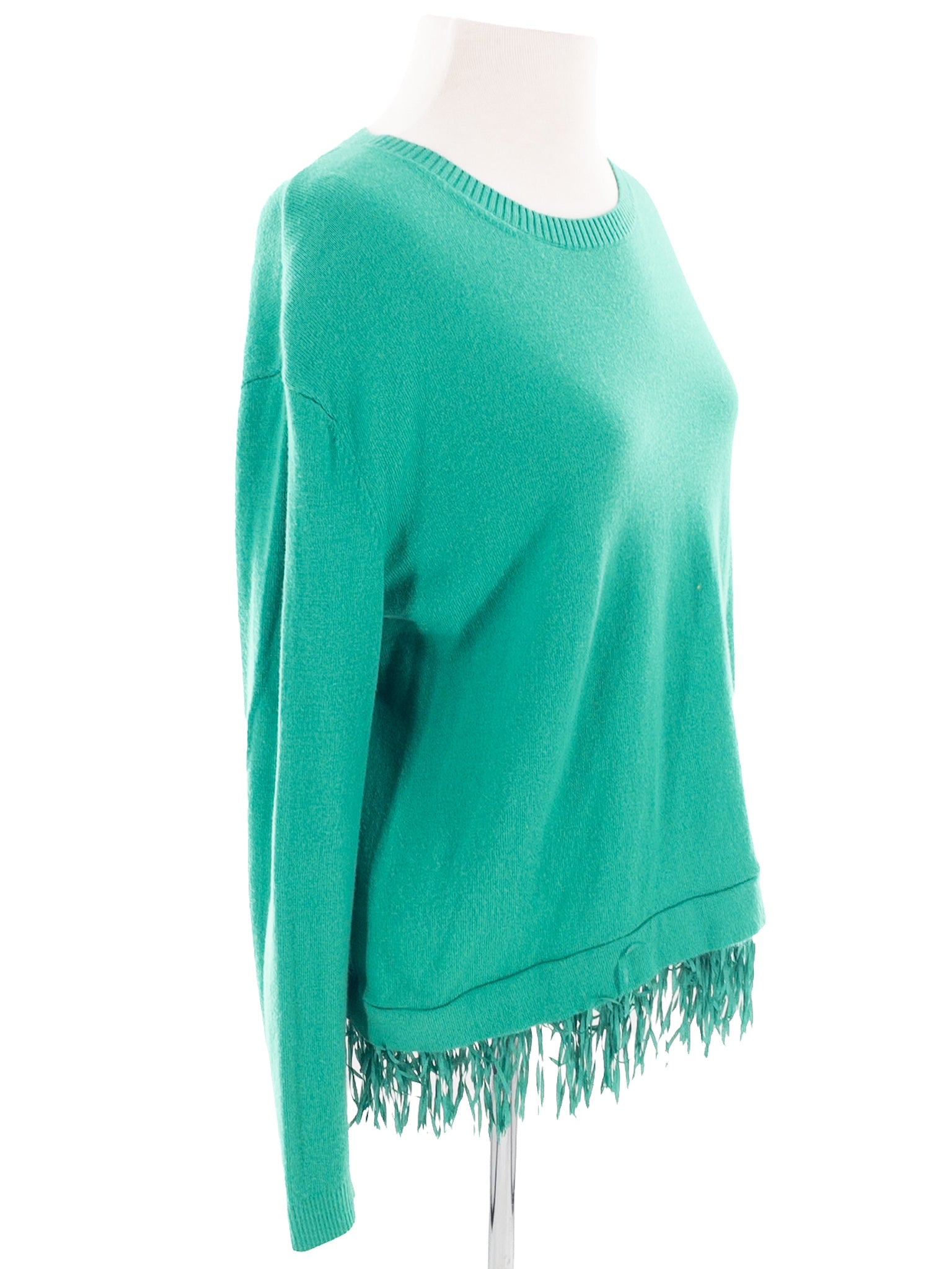 Lilly Pulitzer Green Fringe Cotton Blend Size M Sweaters