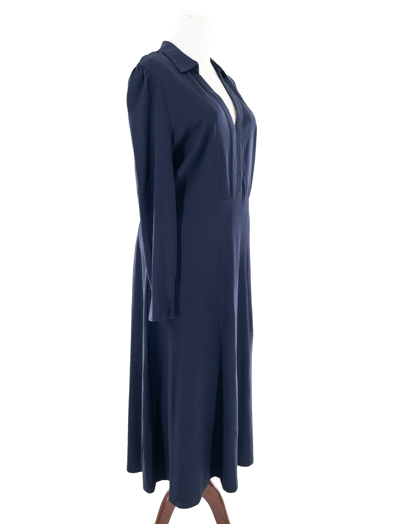 Boden Navy V Neck Long Sleeve Size 20L Dress