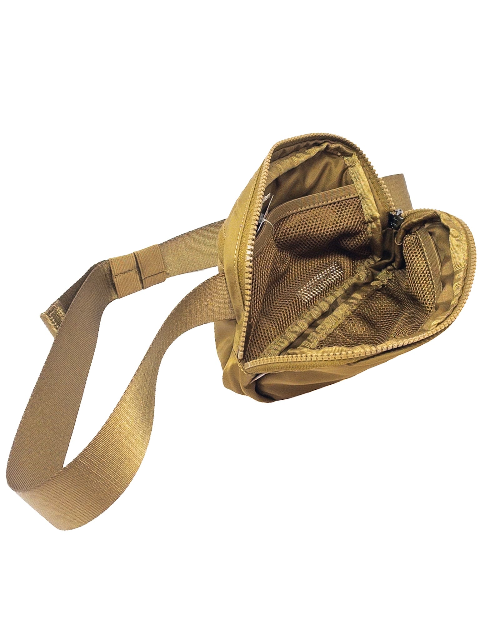 Lululemon Ochre Zip Nylon Blend Purse