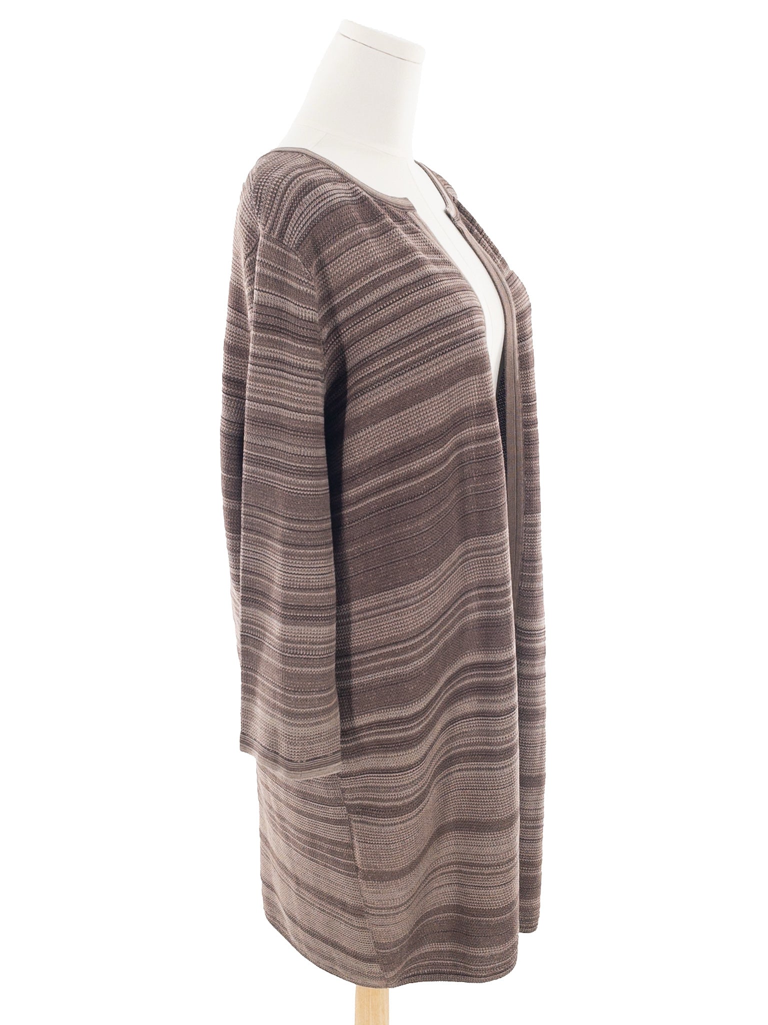 Pendleton Taupe Brown Varigated Silk Blend Size XL Cardigan