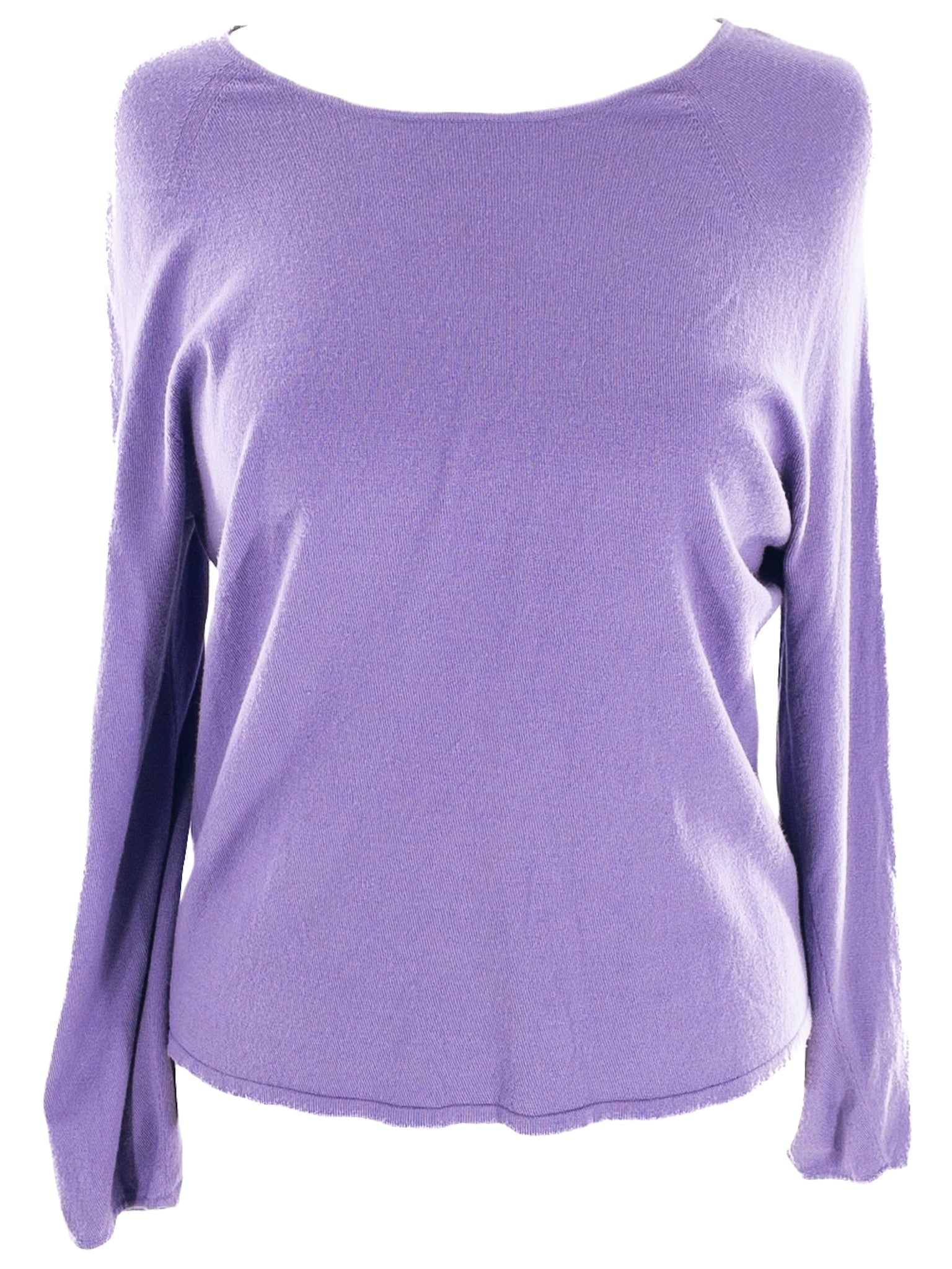 Eileen Fisher Lavender Scoop Neck Modal Blend Size XL Sweaters