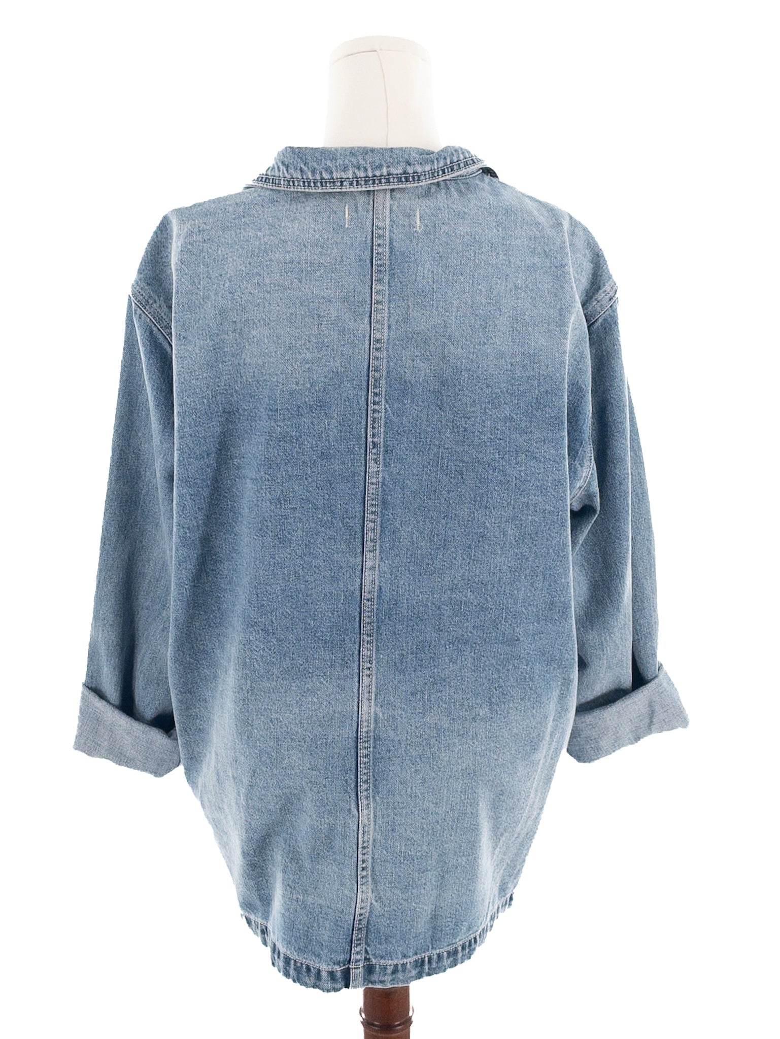 alex mill Blue Washed Denim Size XXL Blazer