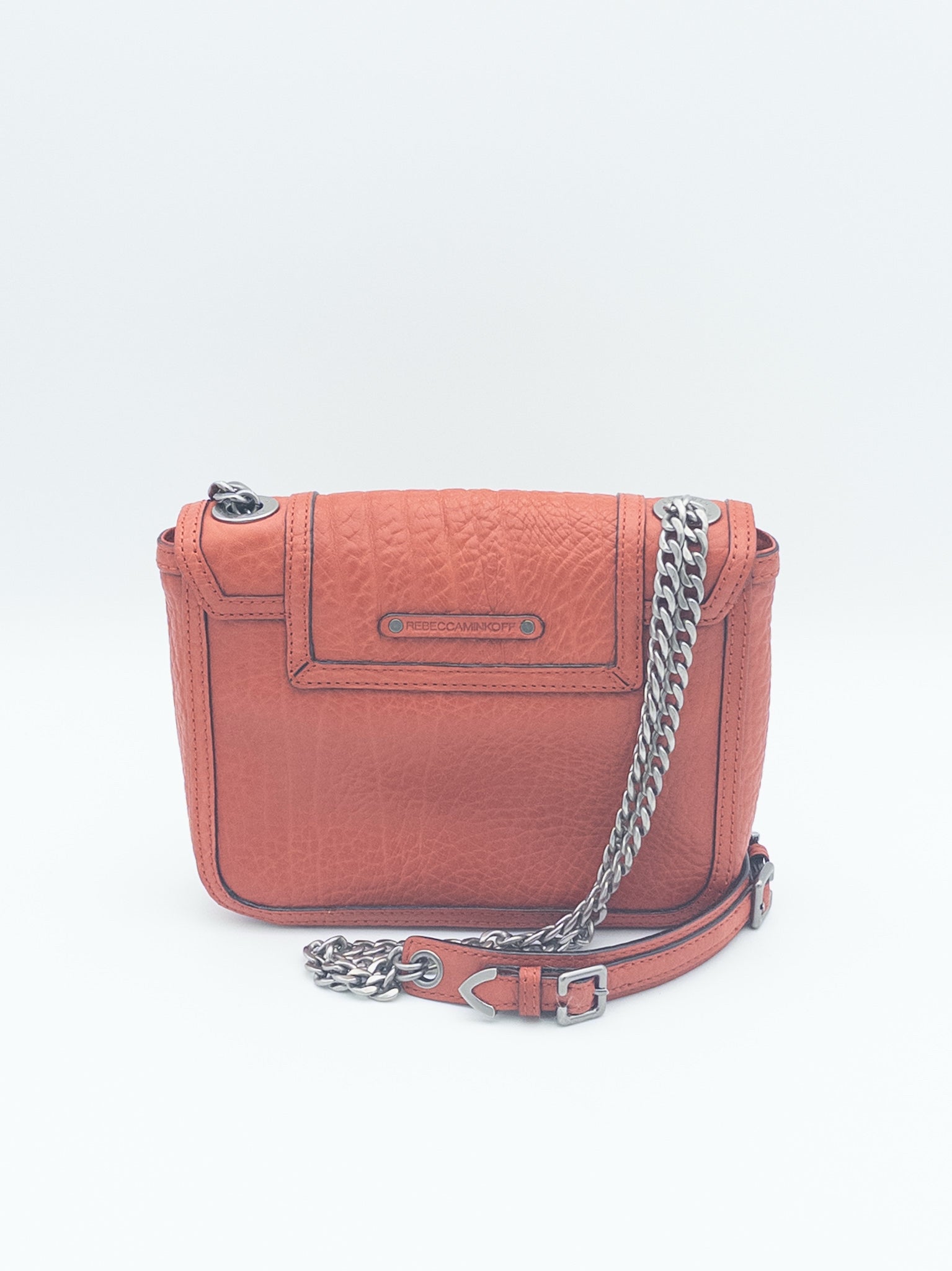 Rebecca Minkoff Burnt Orange Texture Leather Purse