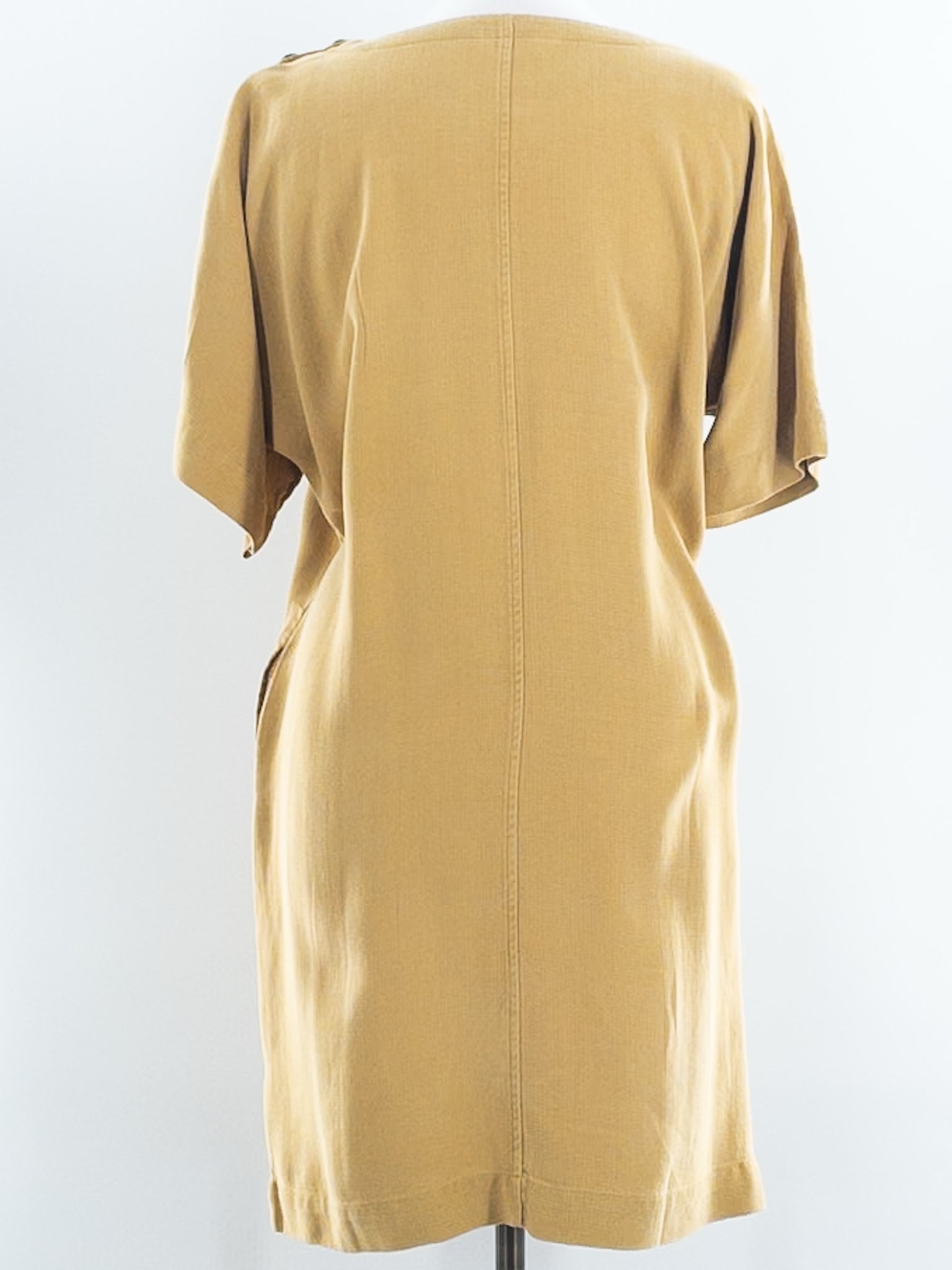 Pure Jill Goldenrod Scoop Neck Lyocel Short Sleeve Size XS Dress