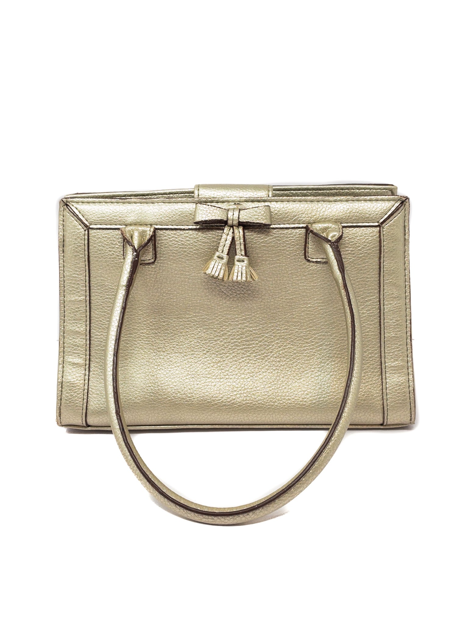 Liz Claiborne Gold Shimmer Leather Purse