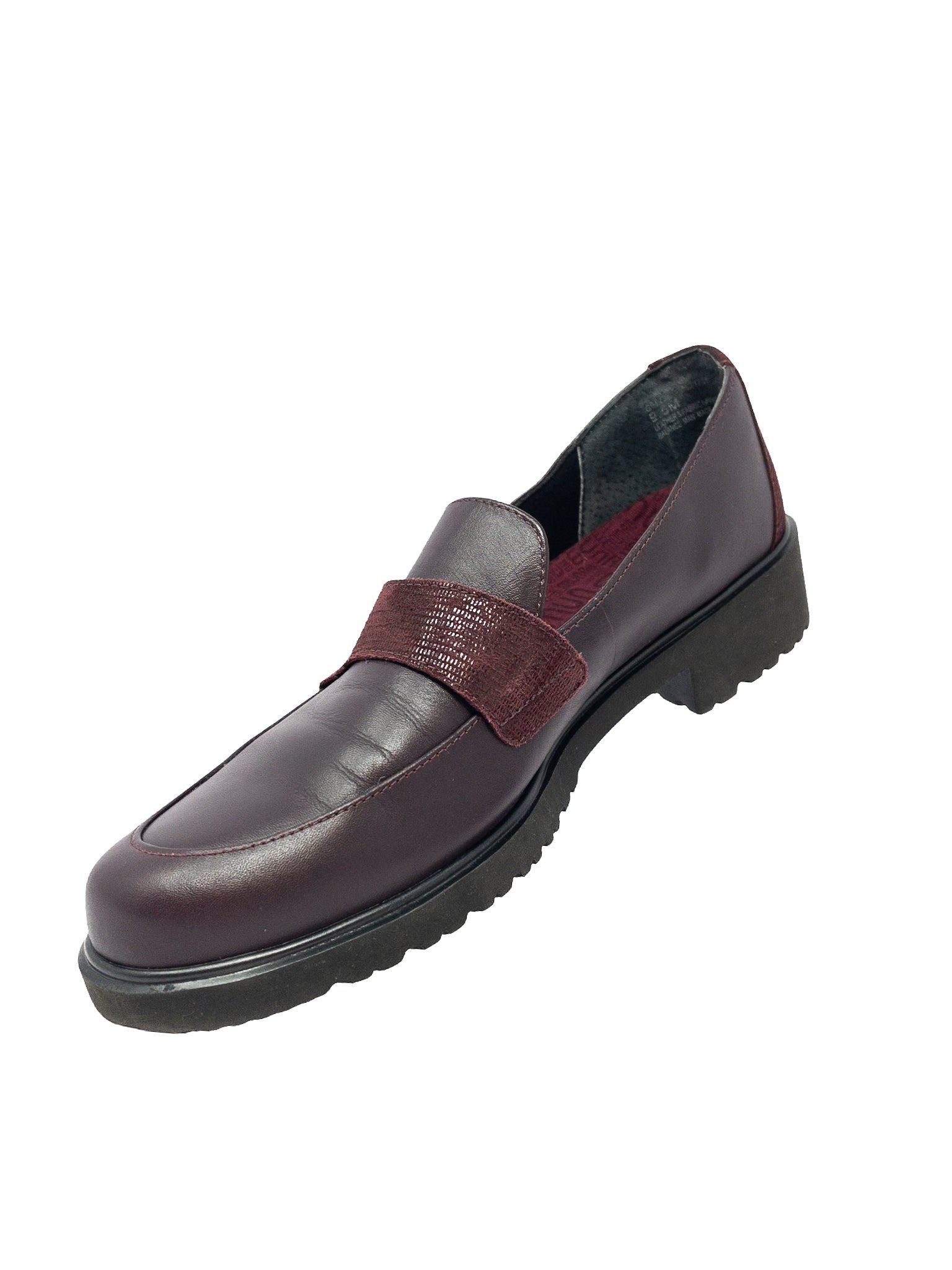Munro Burgundy Mixed Media 9.5 Loafers